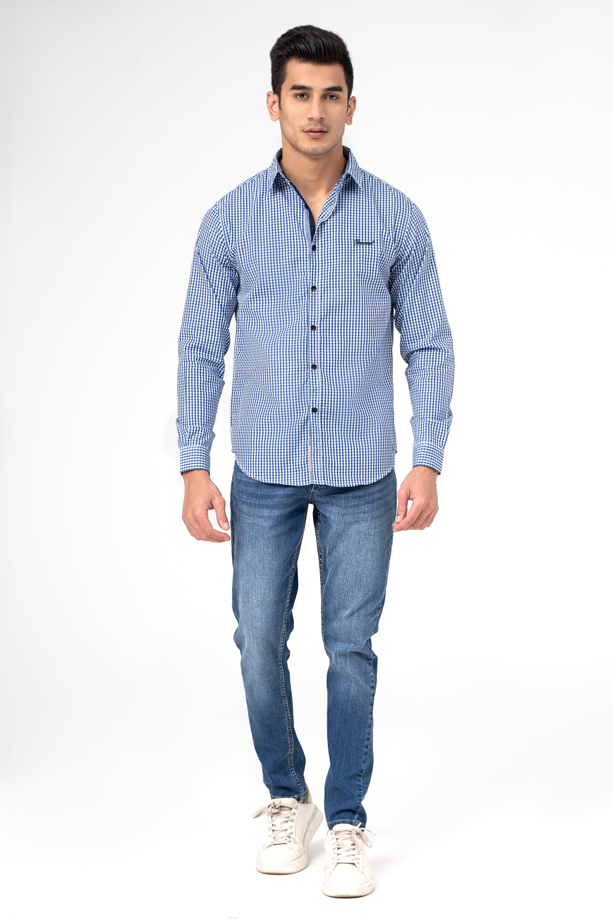 CASUAL SHIRT BLUE CHECK