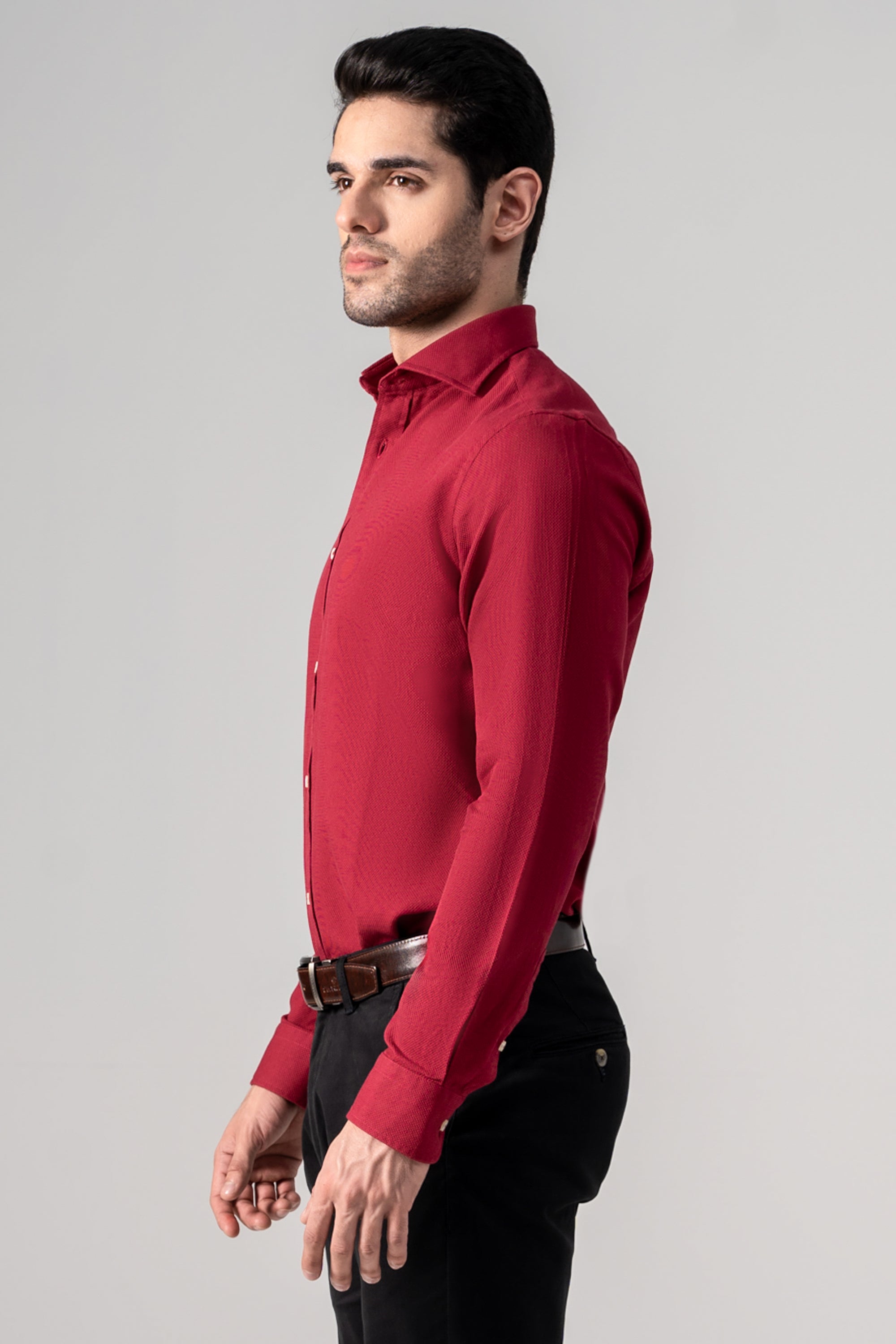 SMART SHIRT MAROON