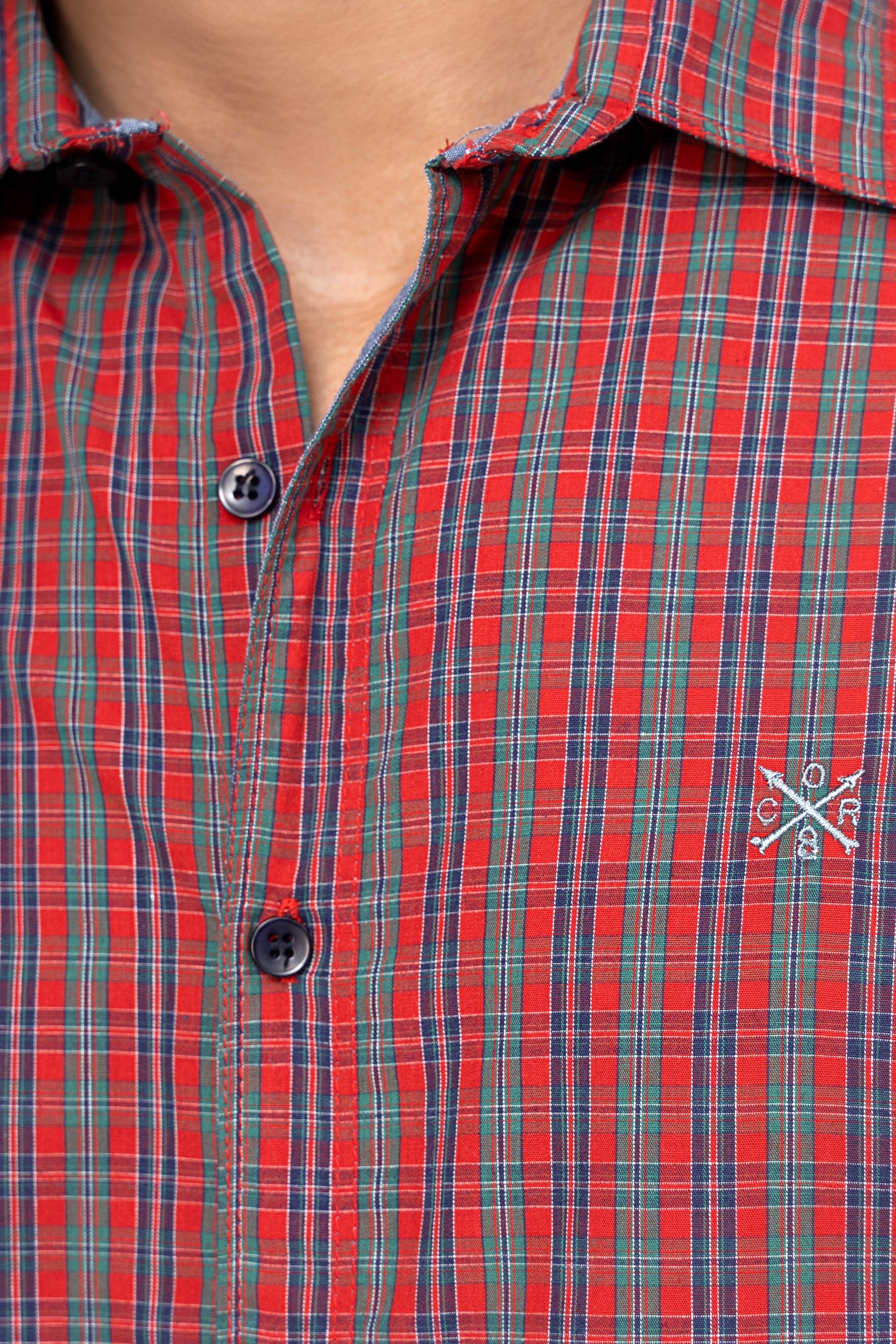 CASUAL SHIRT RED CHECK