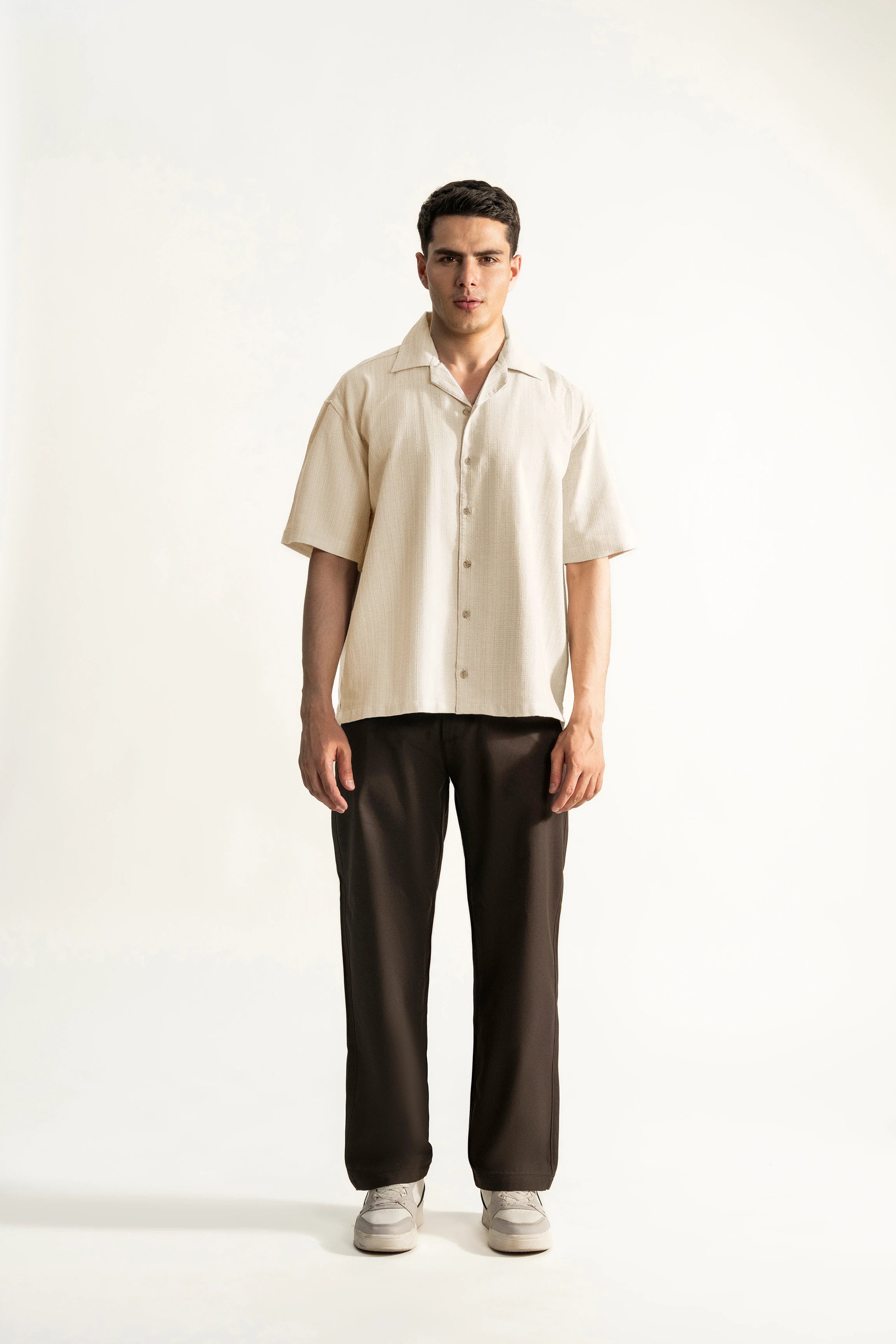 CASUAL SHIRT RELAXED FIT KHAKI