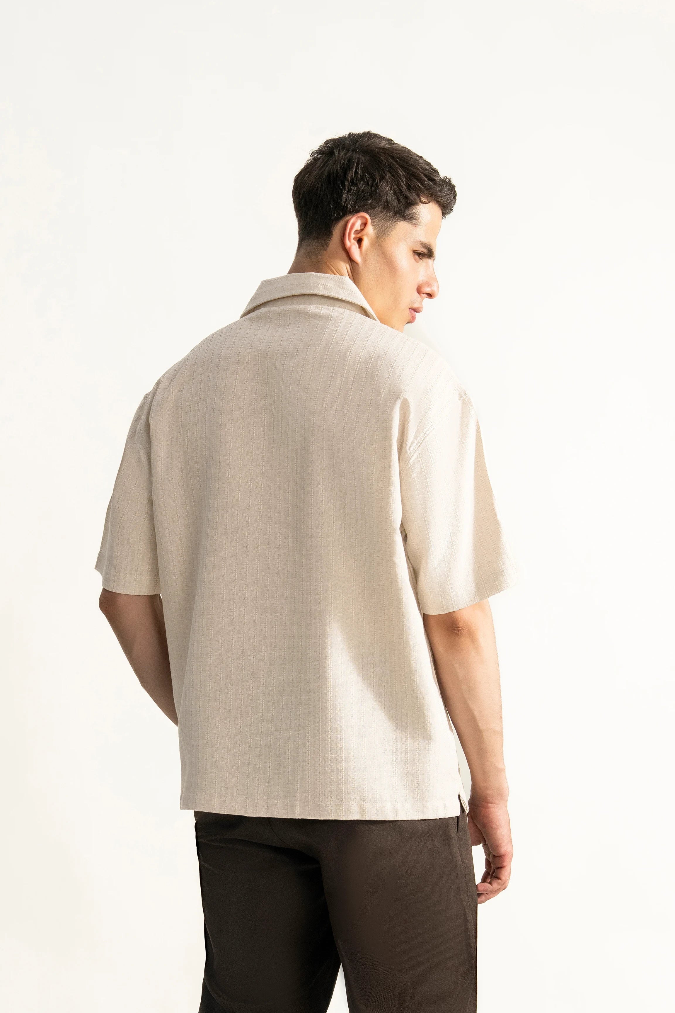 CASUAL SHIRT RELAXED FIT KHAKI