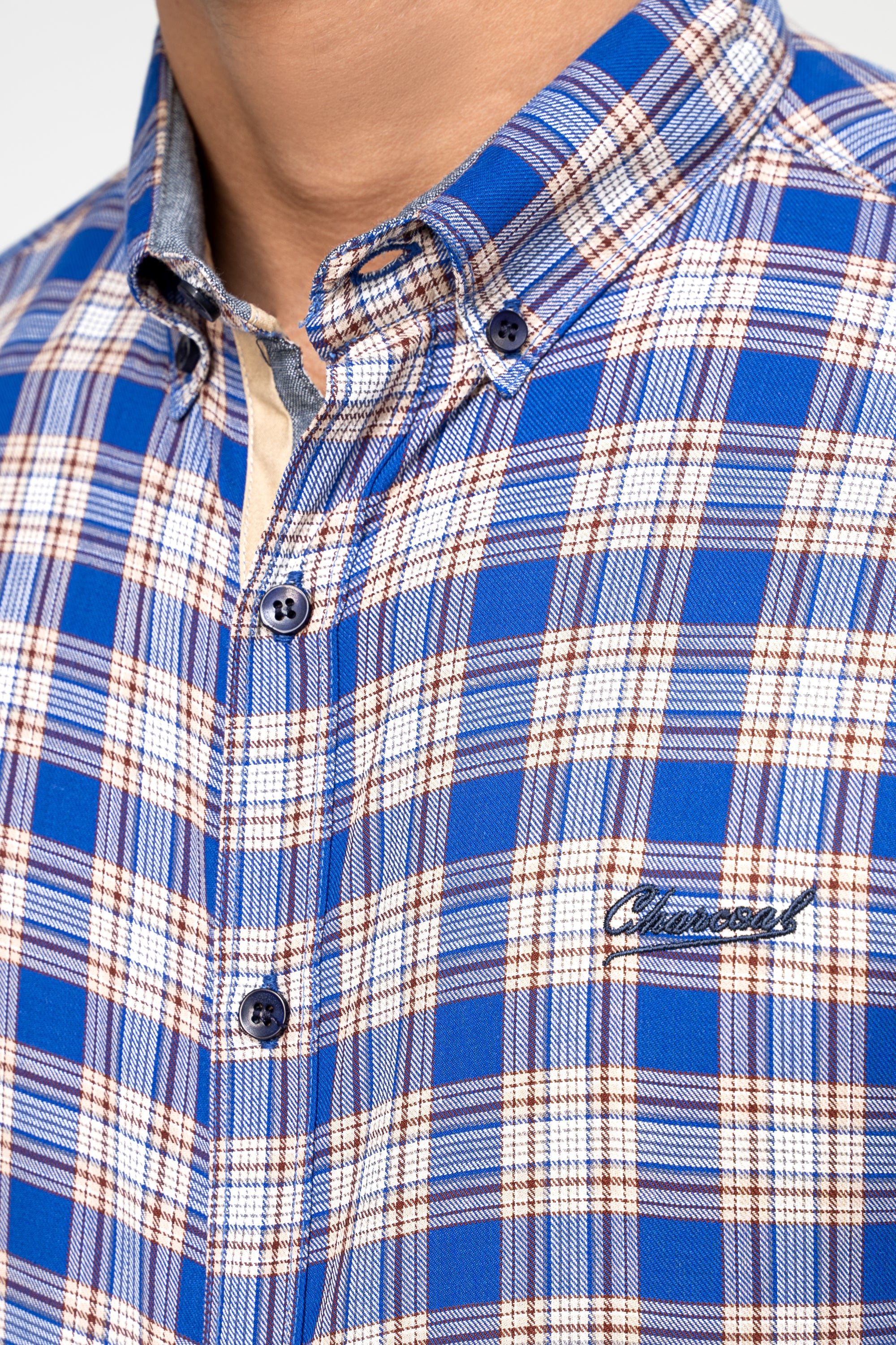 CASUAL SHIRT BLUE CHECK