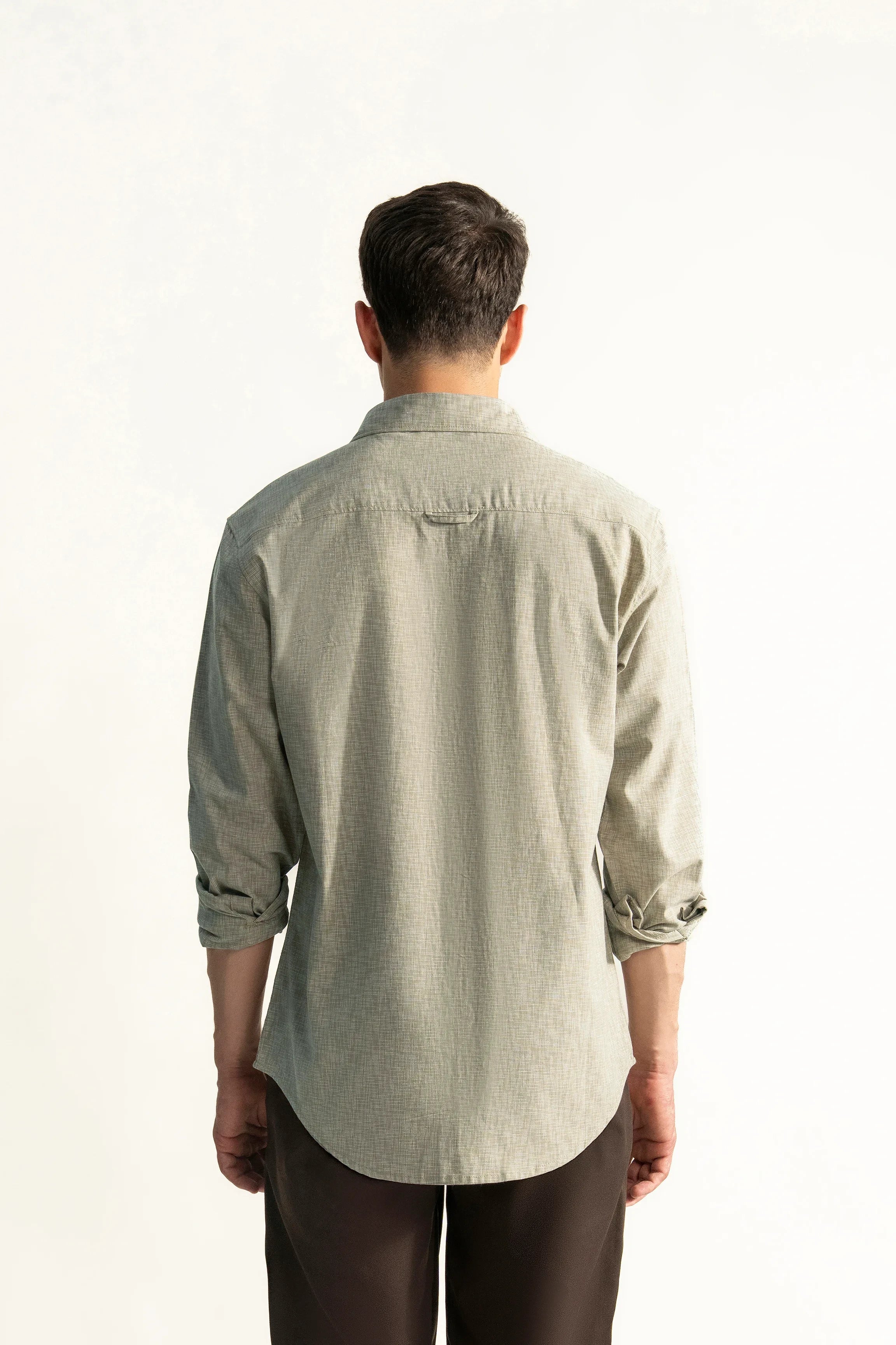 CASUAL SHIRT REGULAR FIT KHAKI