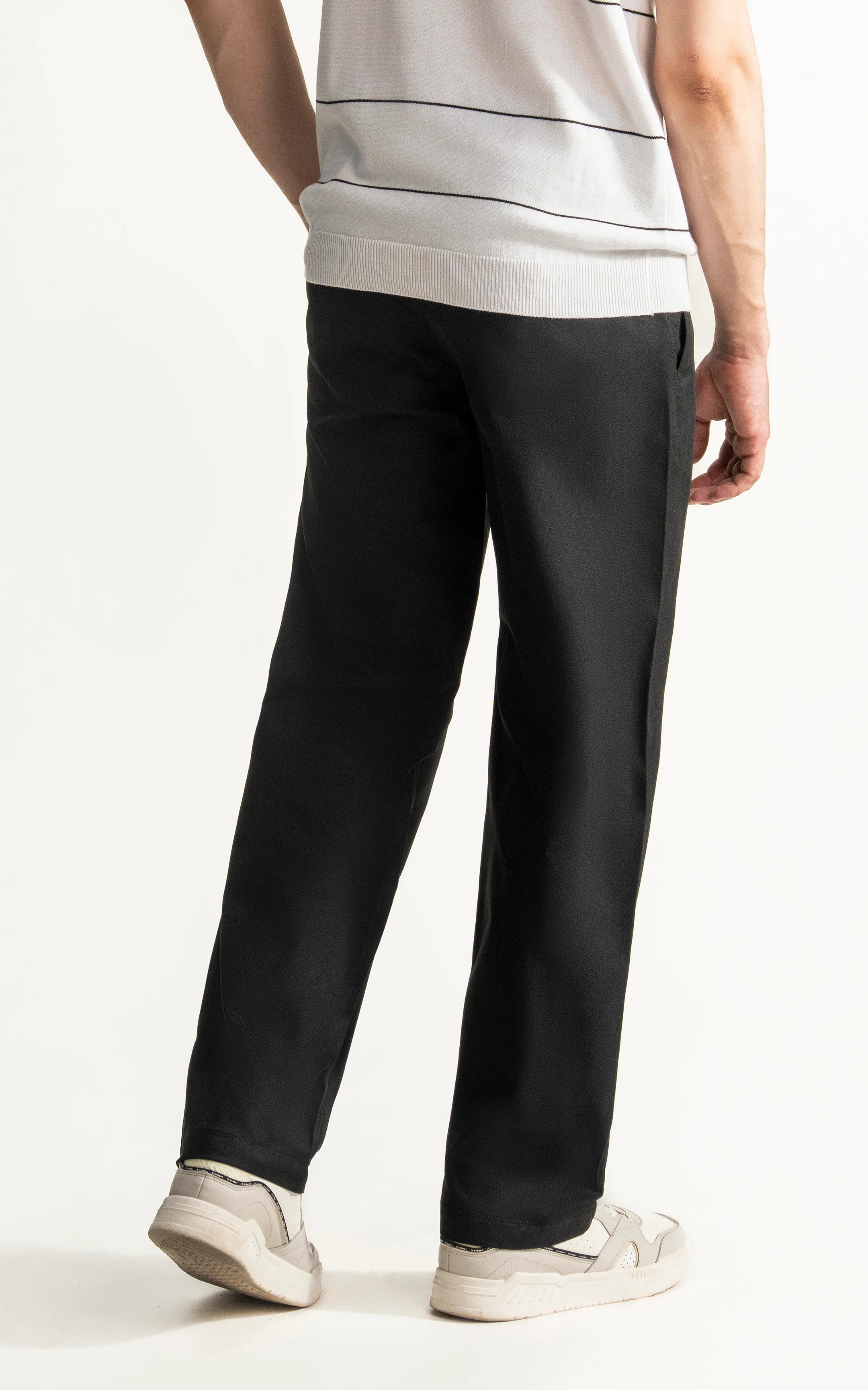STRAIGHT FIT CROSS POCKET PANT BLACK