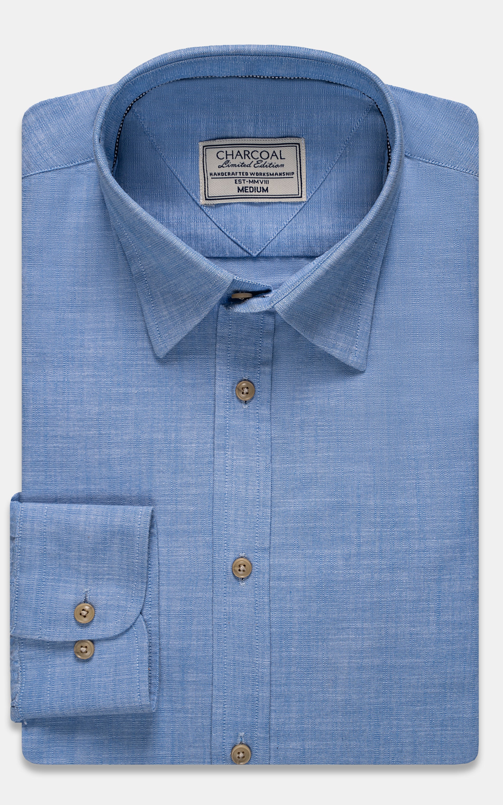 LIMITED EDITION SHIRT BLUE TEXURED