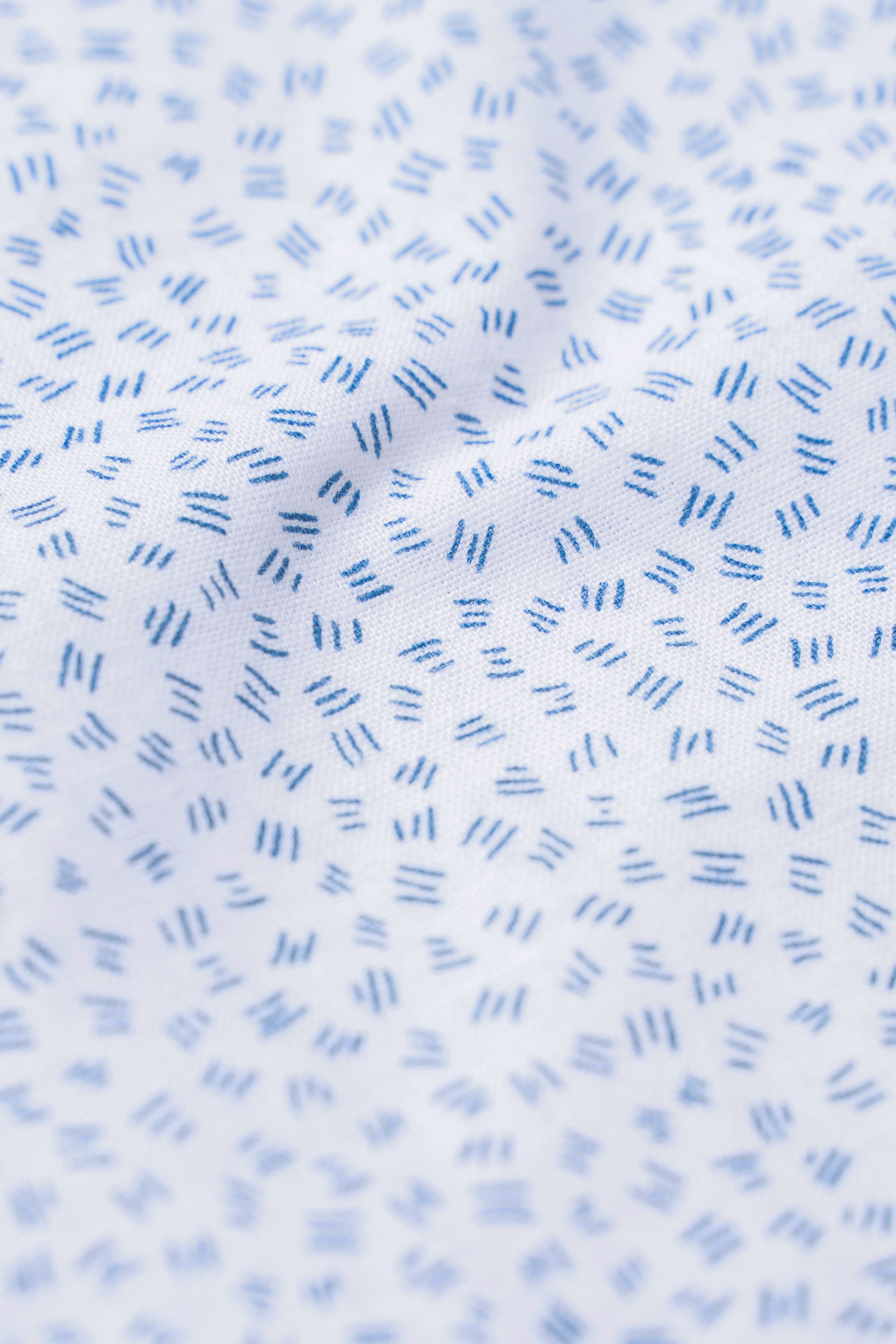 PRINTED SMART SHIRT WHITE PRINTED