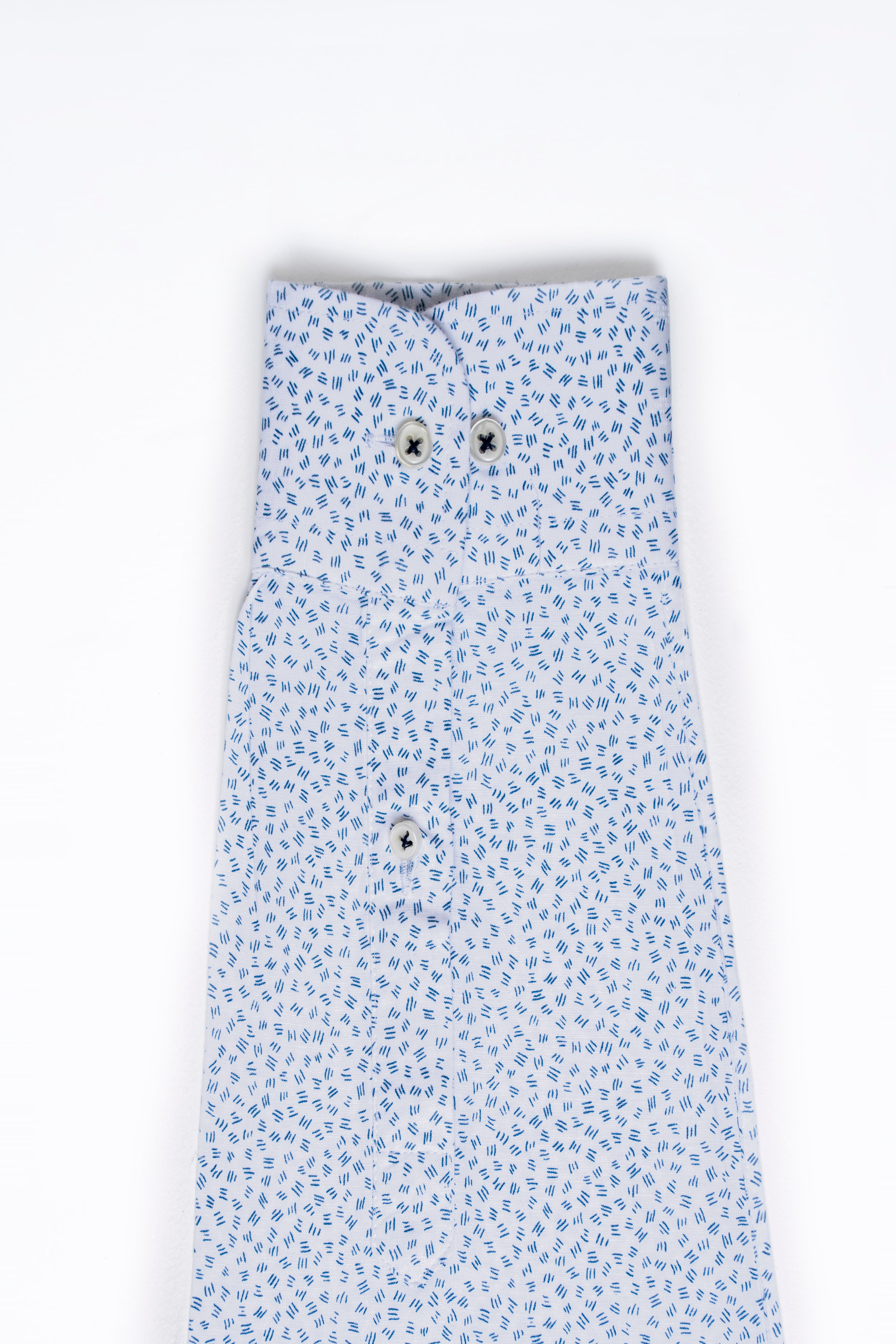 PRINTED SMART SHIRT WHITE PRINTED