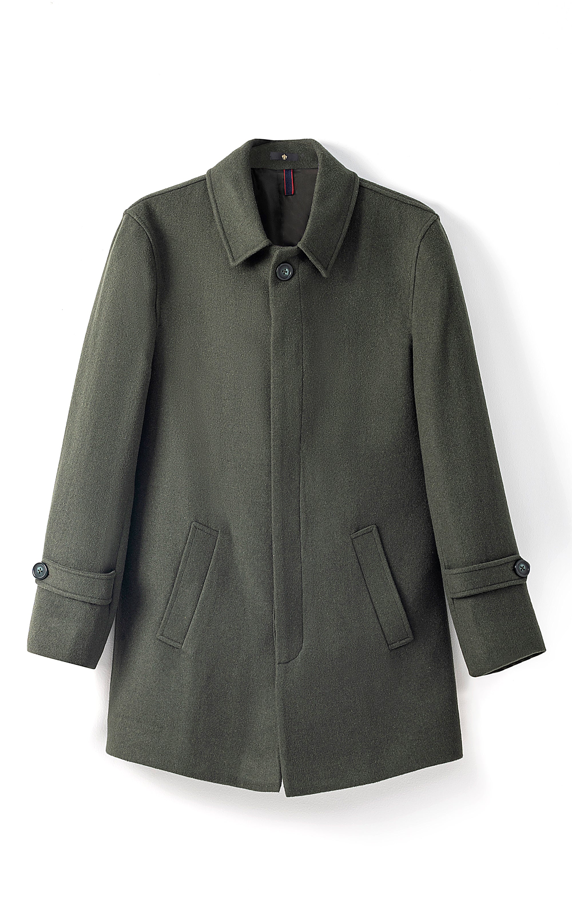 LONG COAT  LIGHT OLIVE