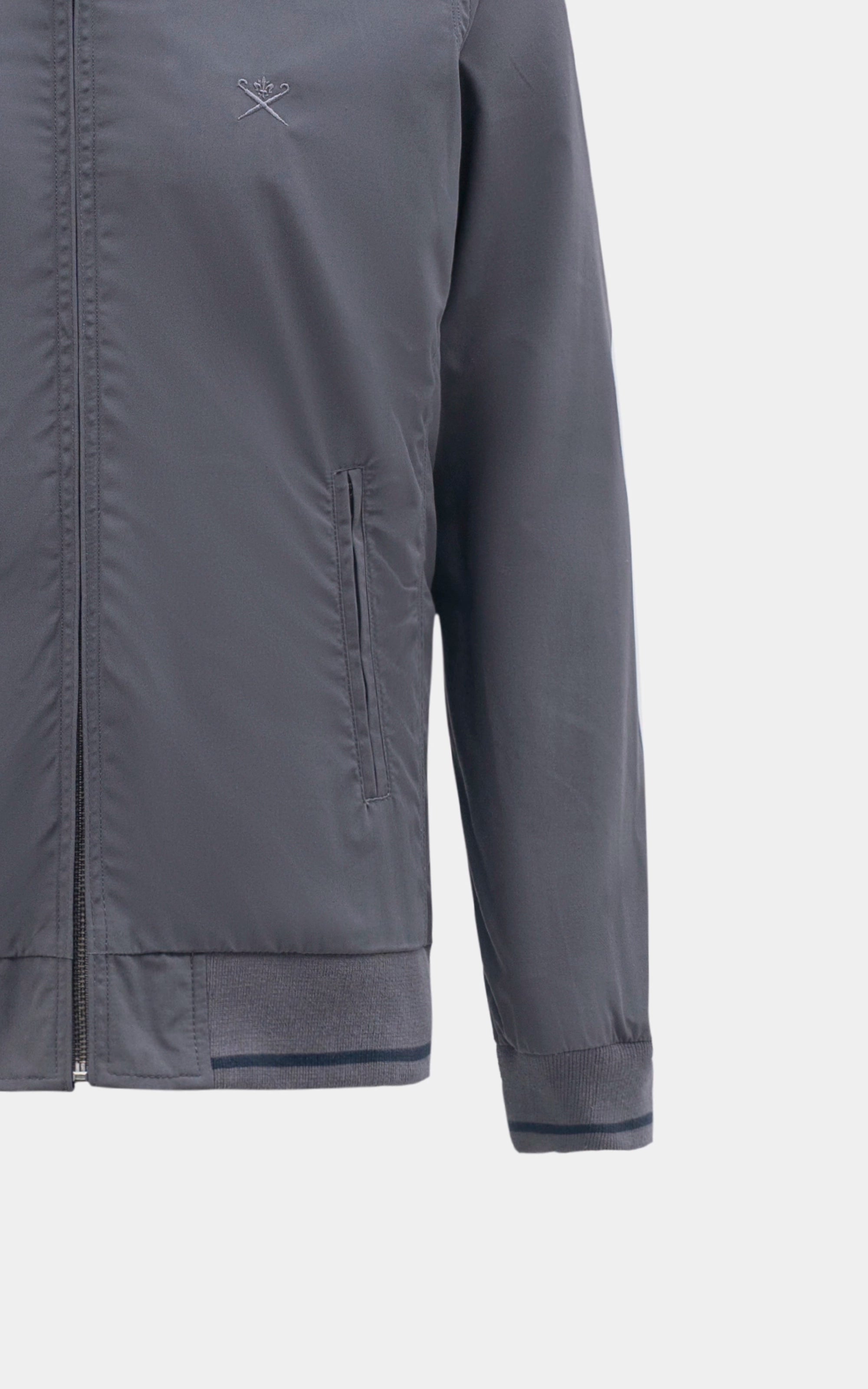 SIM FIT FULLSLEEVE REVERSIBLE  JACKET NAVY OLIVE