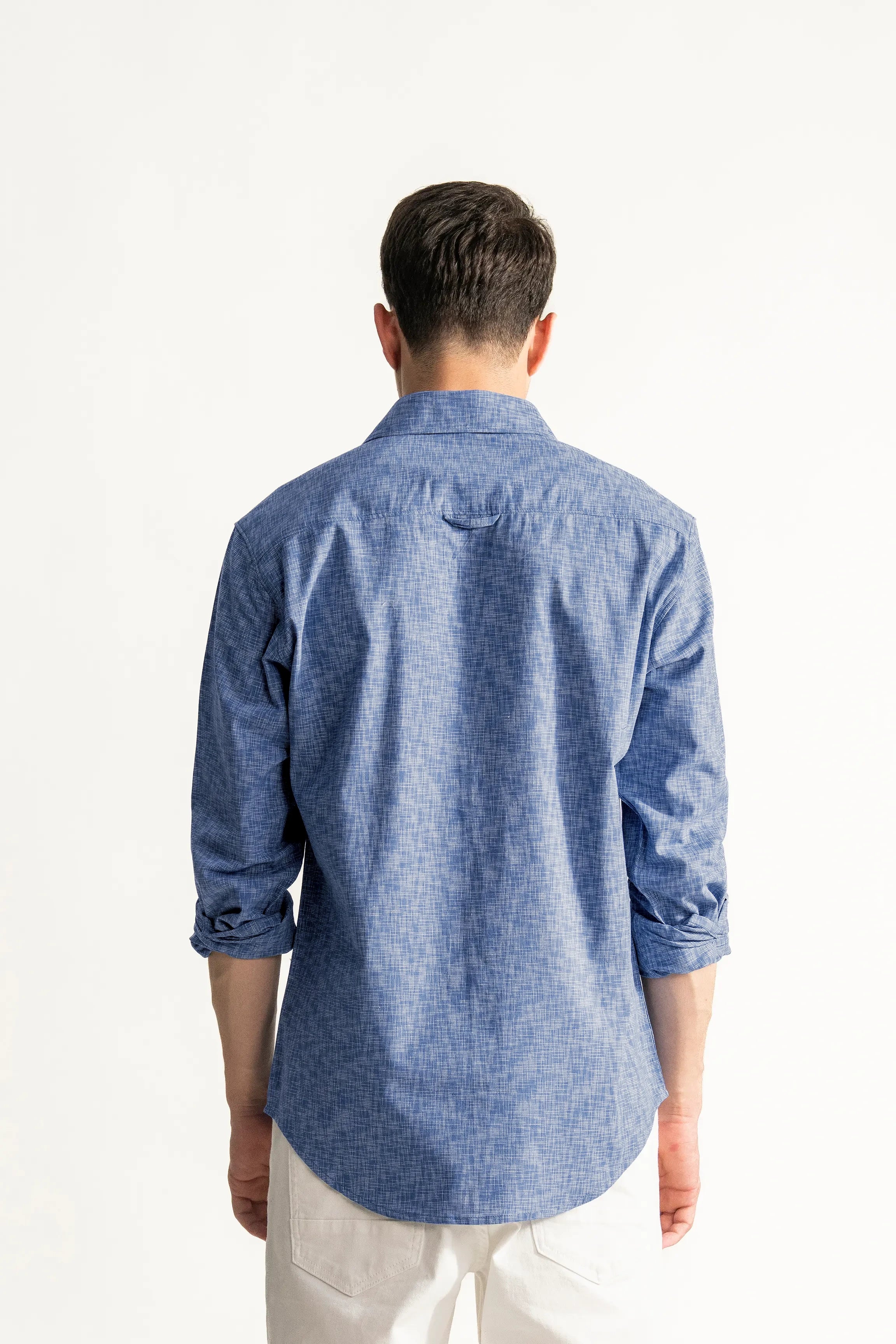 CASUAL SHIRT REGULAR FIT BLUE