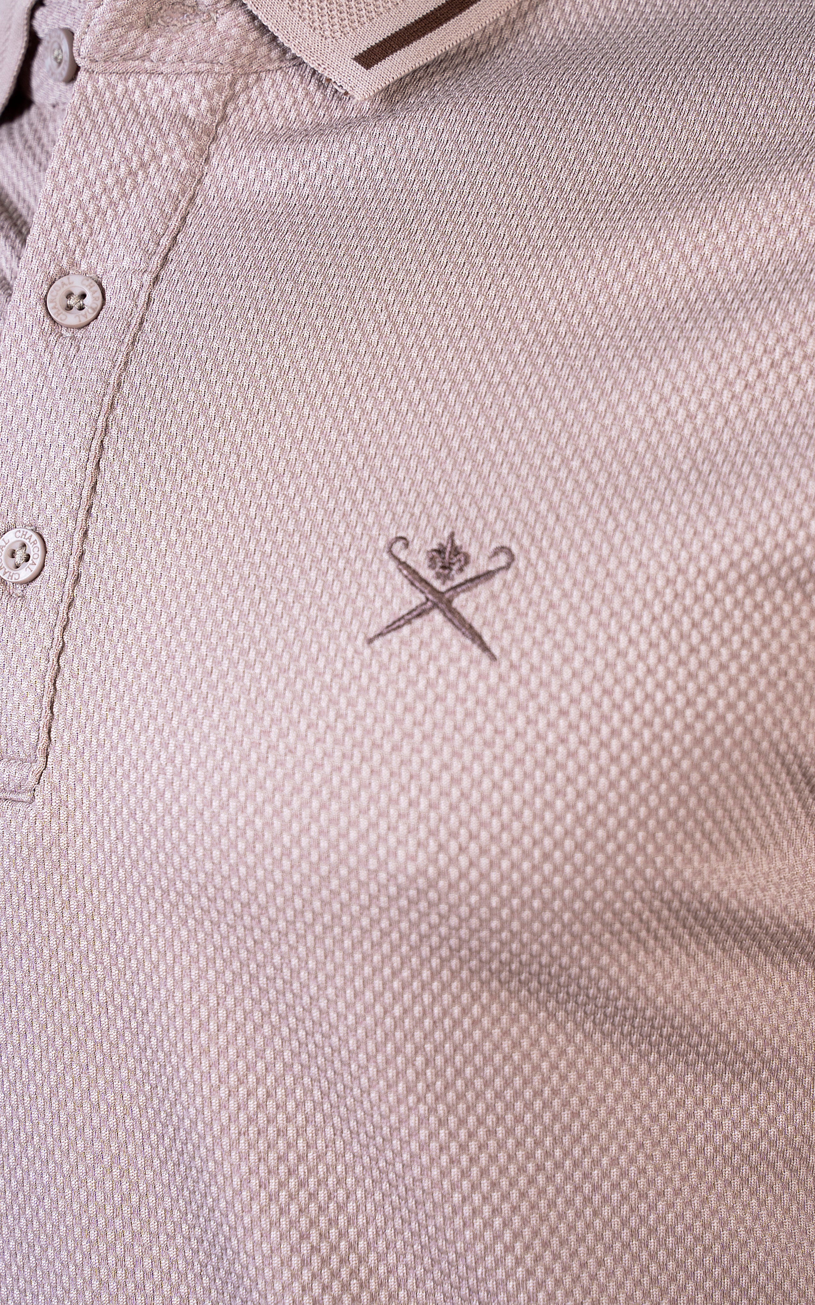 TIPPING COLLAR POLO LIGHT KHAKI