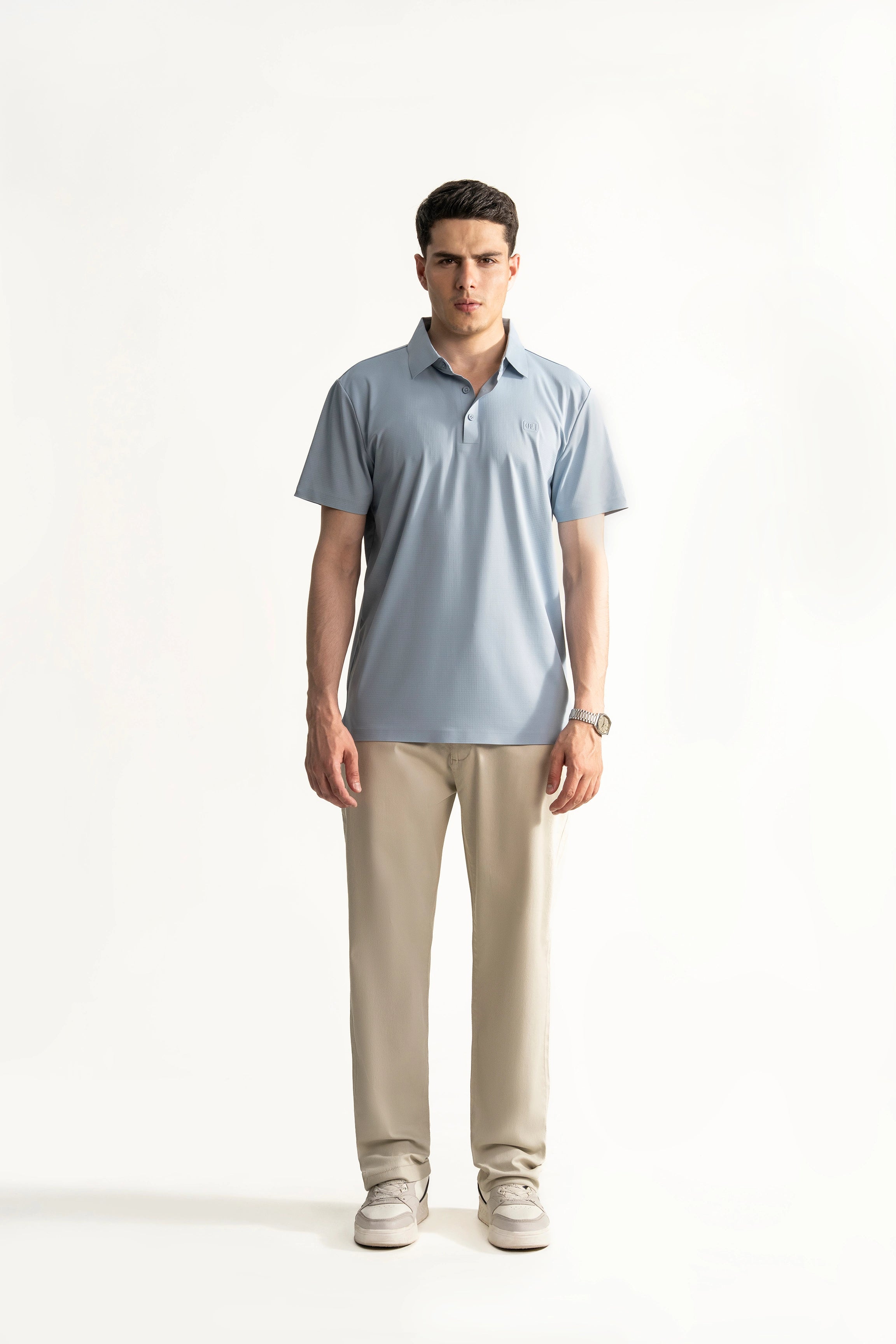 POLO SHIRT SMART FIT SKY