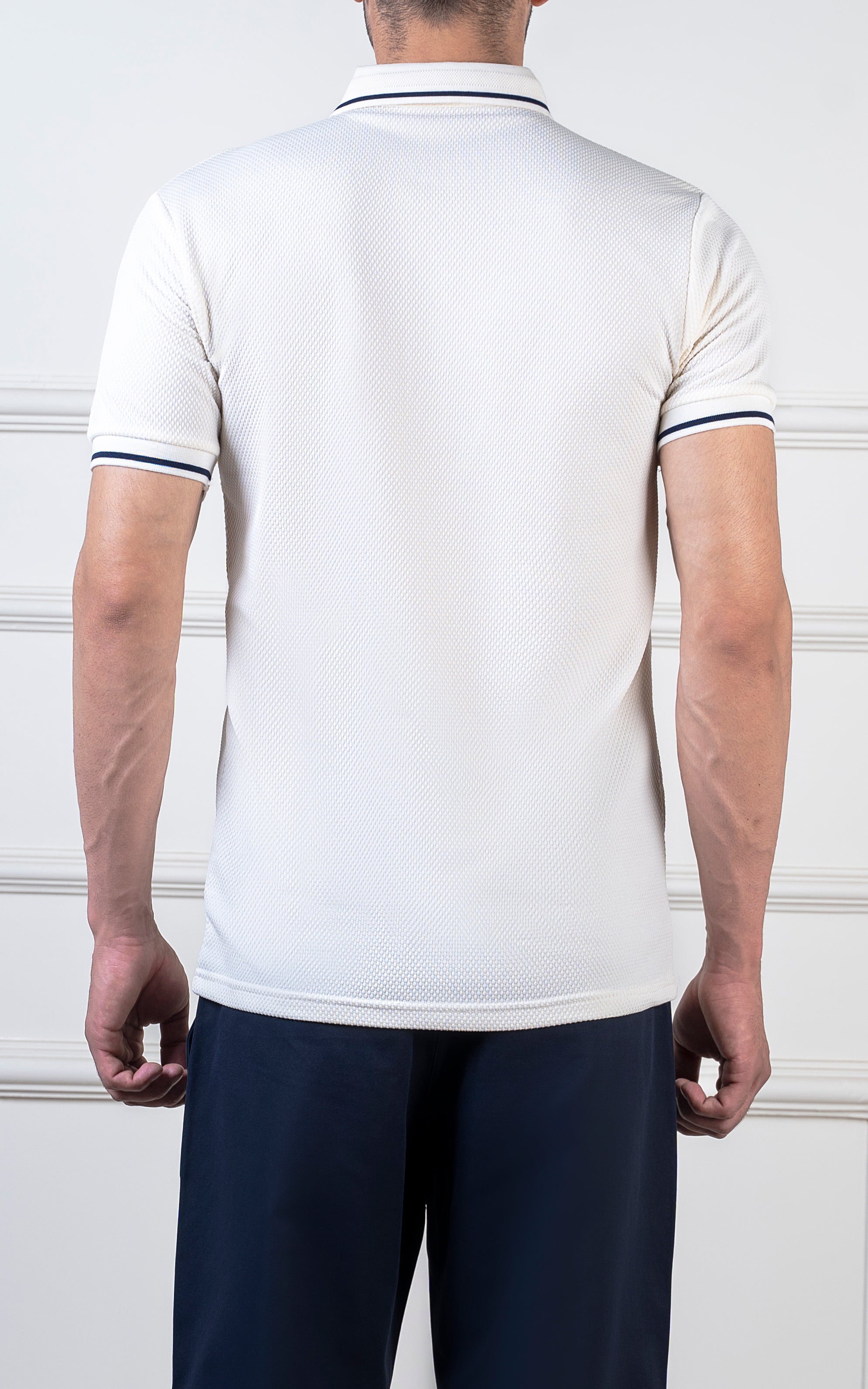 TIPPING COLLAR POLO CREAM