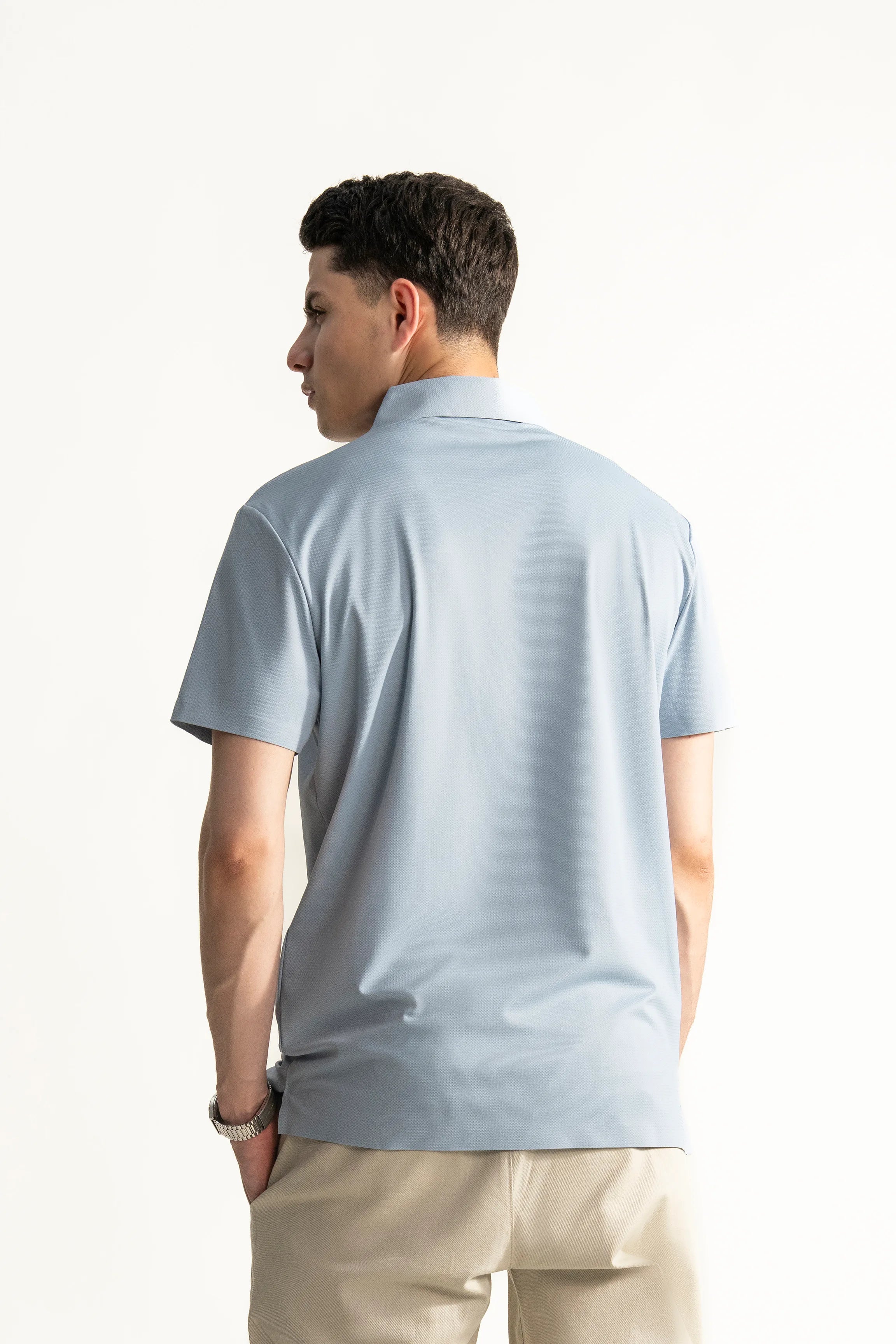 POLO SHIRT SMART FIT SKY