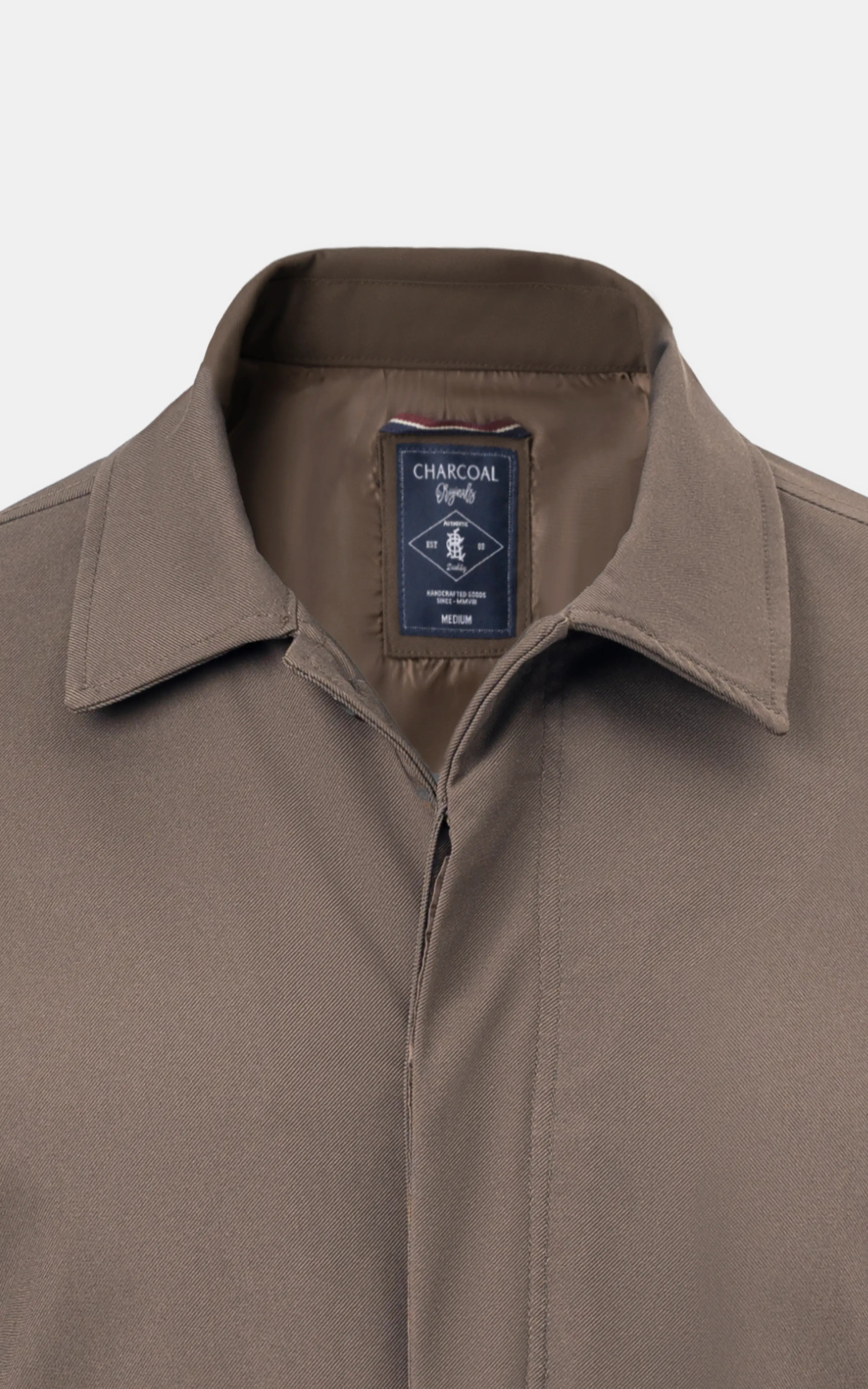 SLIM FIT FULLSLEEVE CLASSIC HARRINGTON JACKET DARK OLIVE