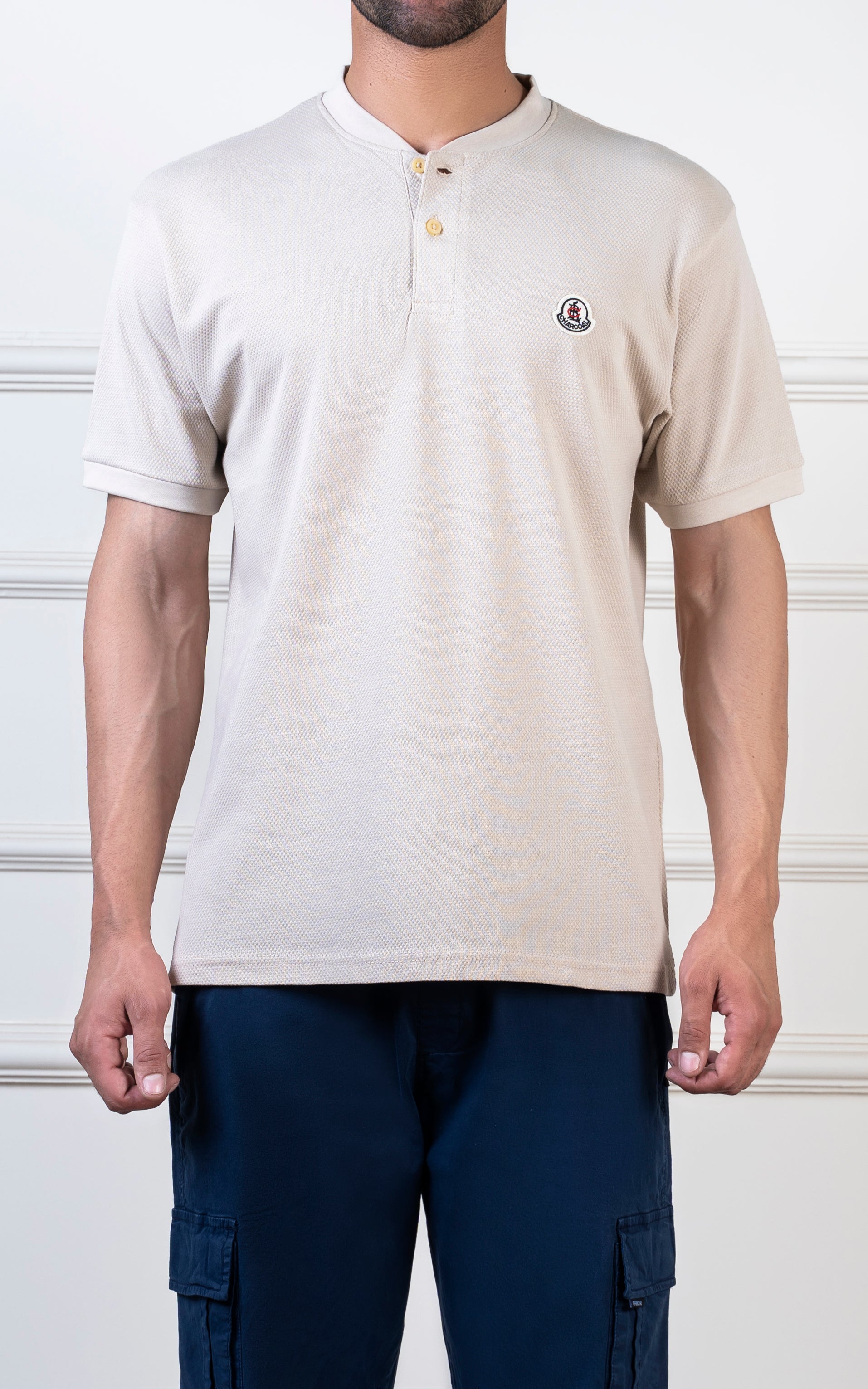 HENLEY SHIRT BEIGE