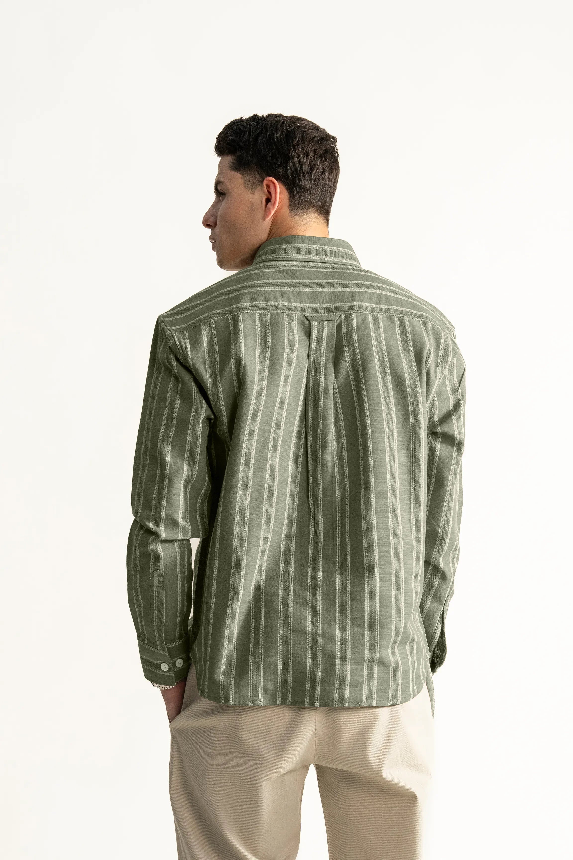 CASUAL SHIRT GREEN
