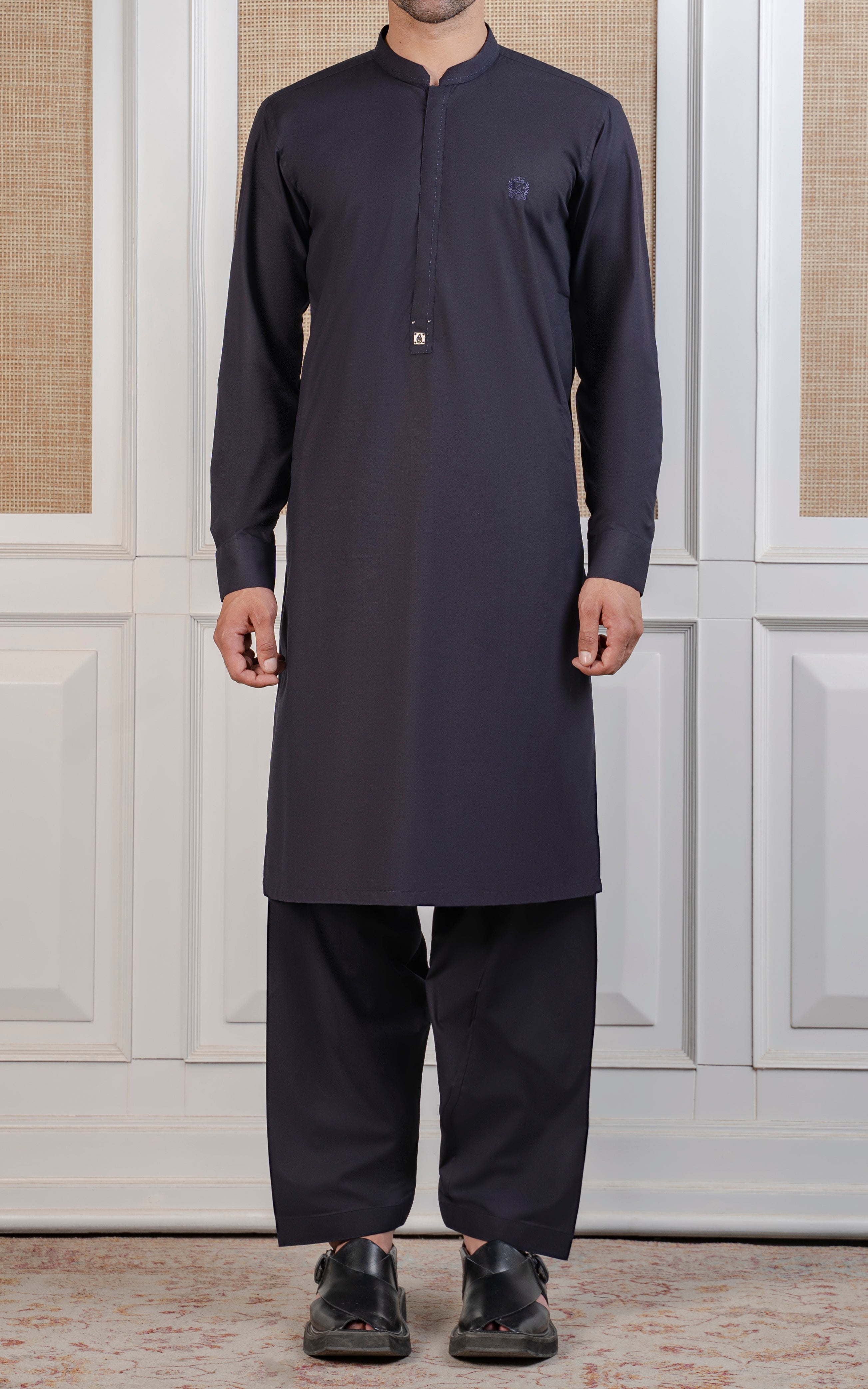 BLENDED KAMEEZ SHALWAR - SIGNATURE COLLECTION NAVY