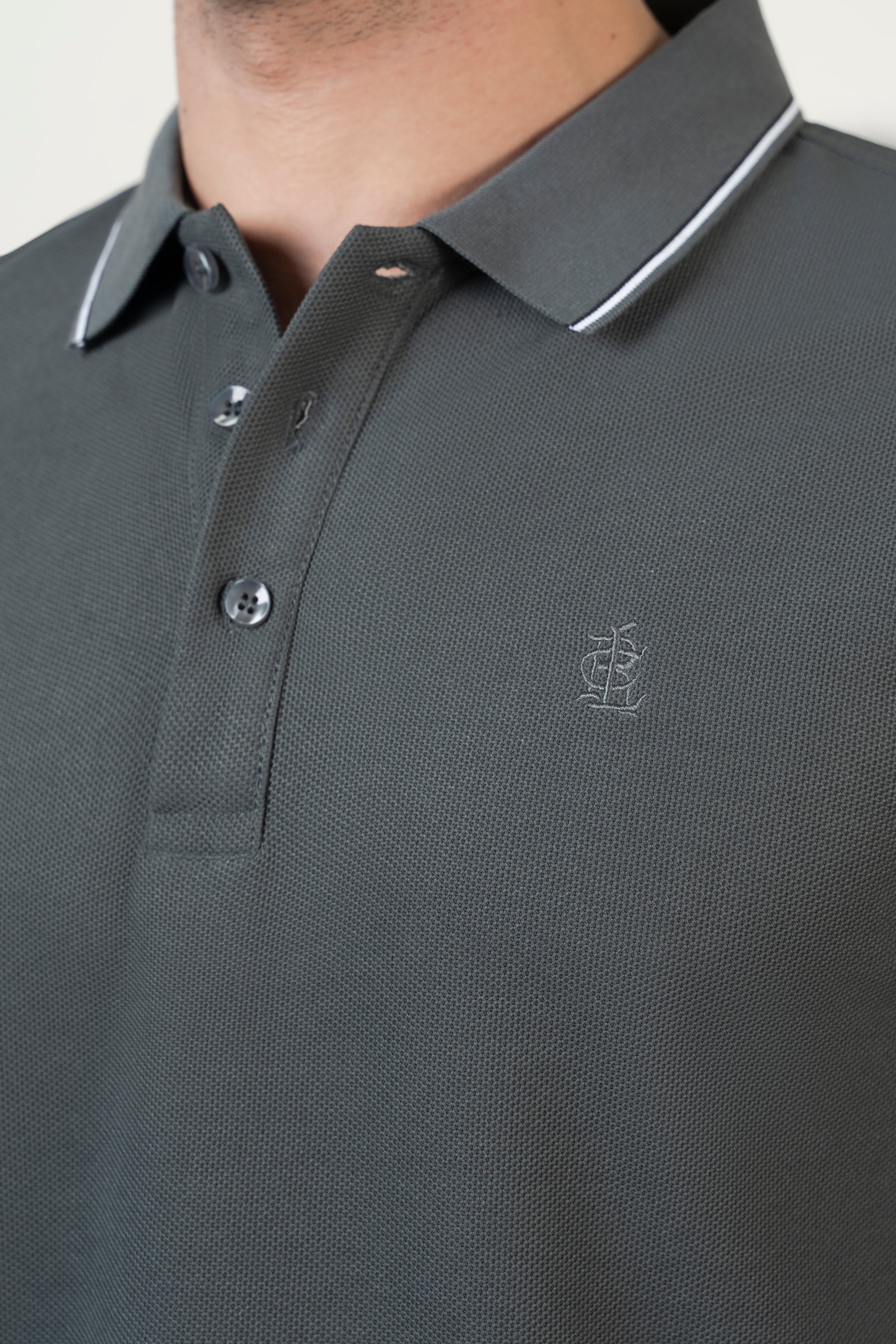 CLASSIC TIPPING POLO DARK OLIVE