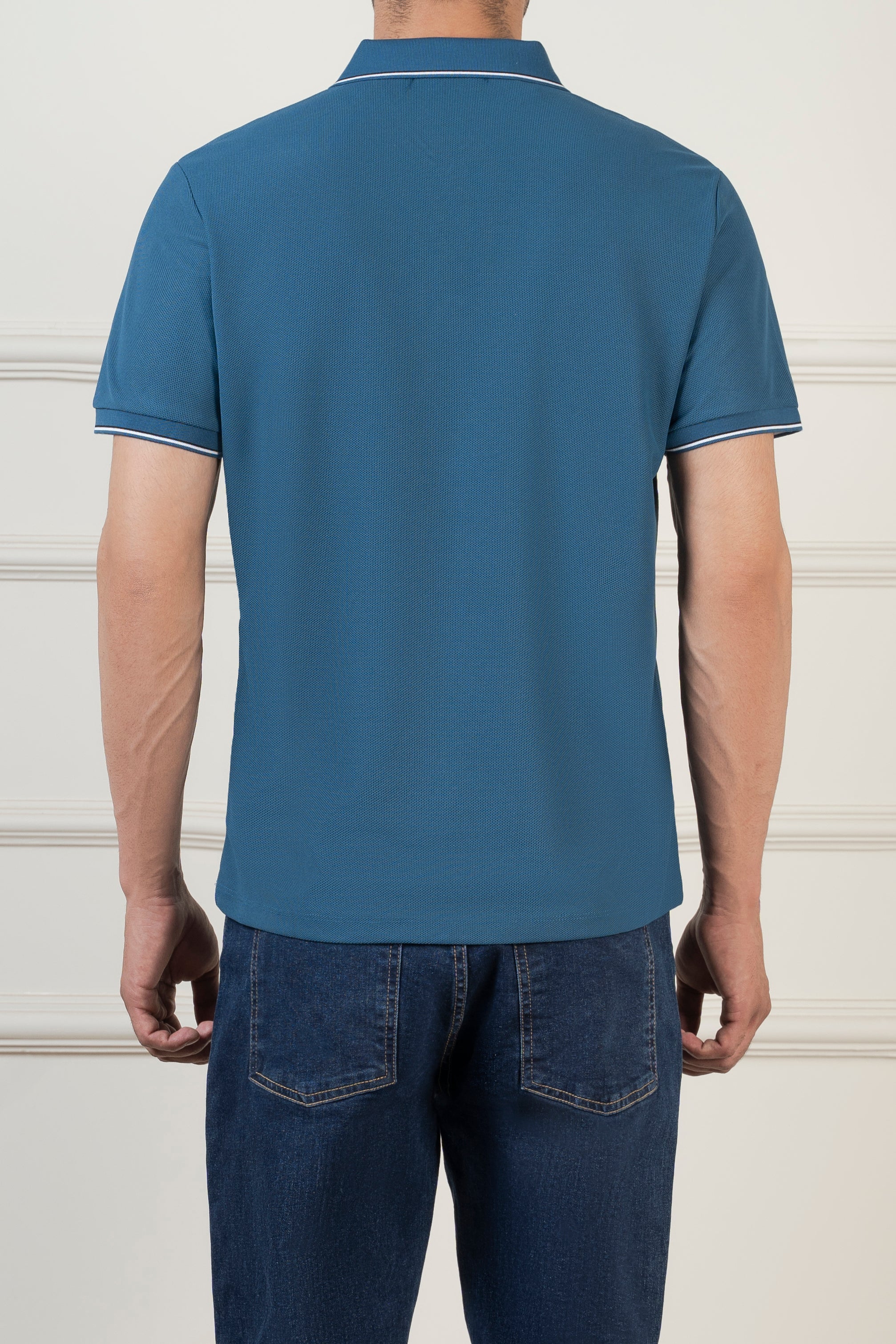 CLASSIC TIPPING POLO ZINC