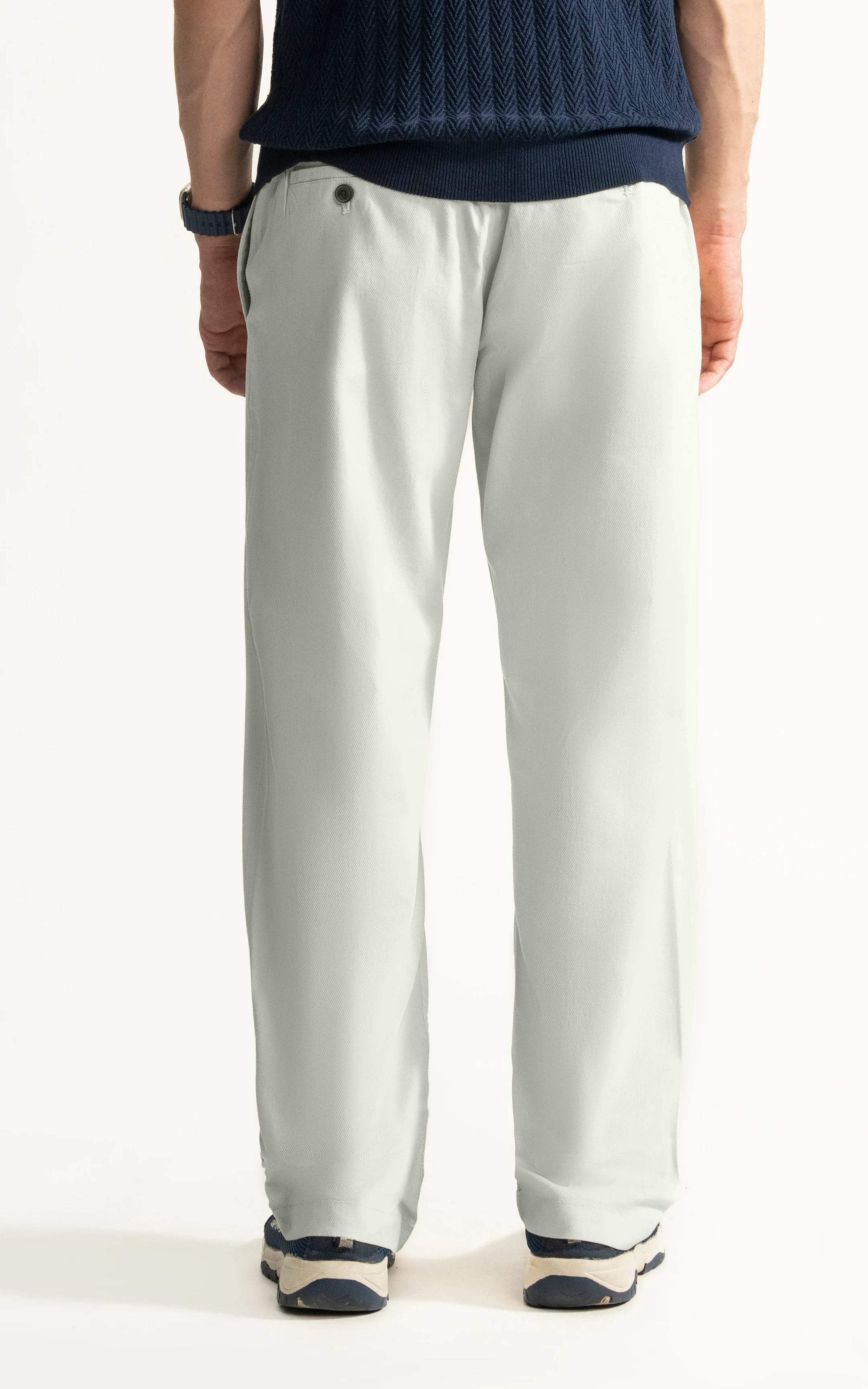 STRAIGHT FIT CASUAL TROUSER STONE
