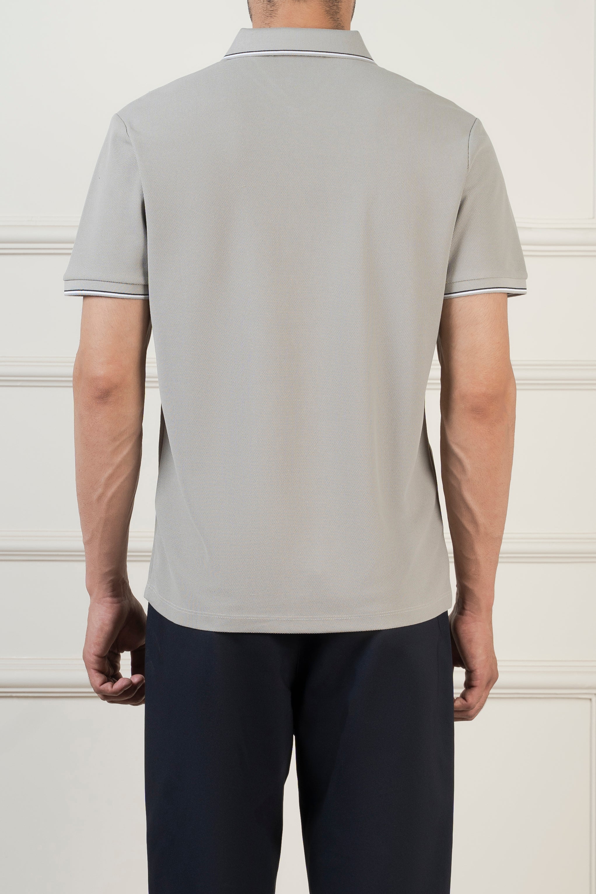CLASSIC TIPPING POLO ASH GREY