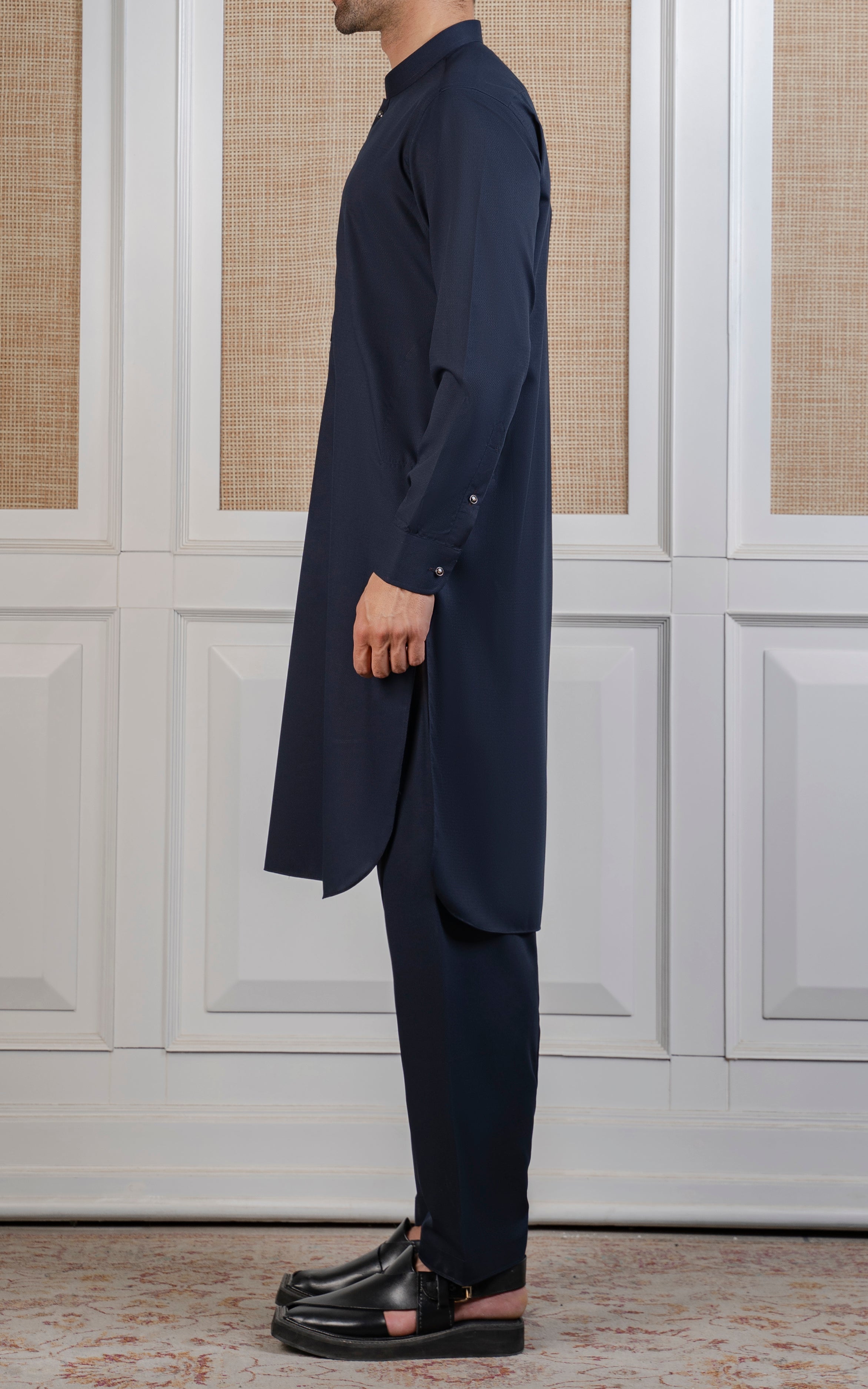 BLENDED KAMEEZ SHALWAR - SIGNATURE COLLECTION NAVY