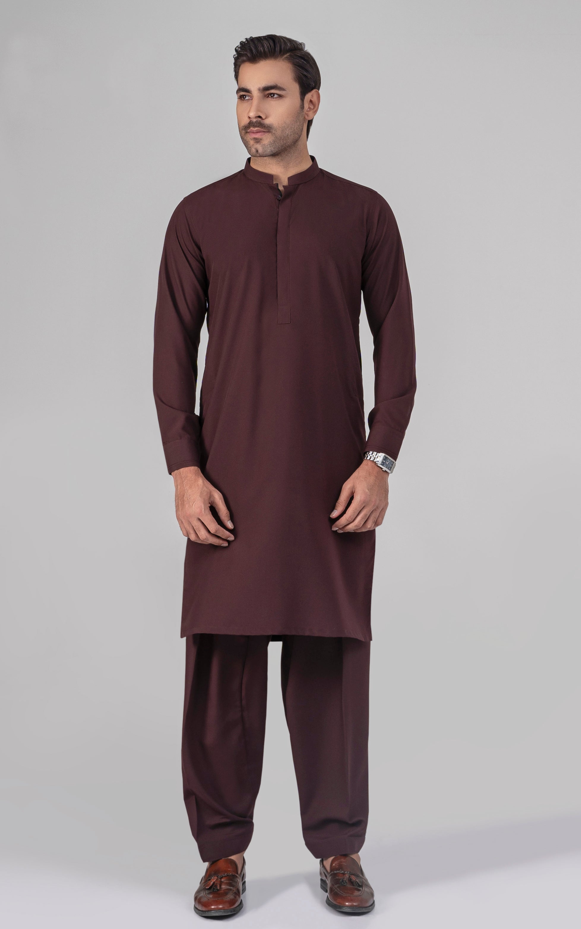 BLENDED WASH & WEAR - SIGNATURE COLLECTION MAROON