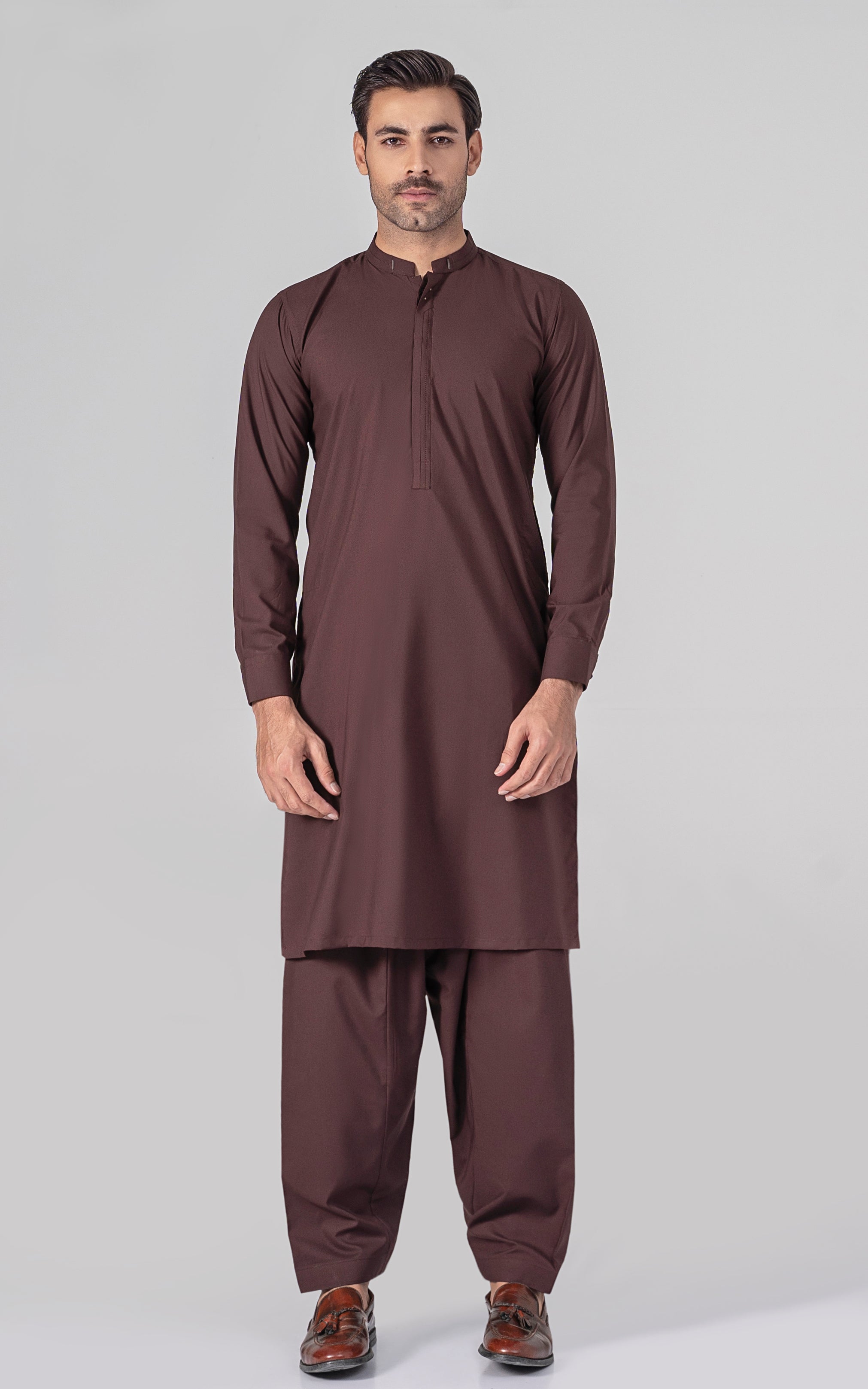 BELNDED WASH & WEAR -CLASSIC COLLECTION MAROON