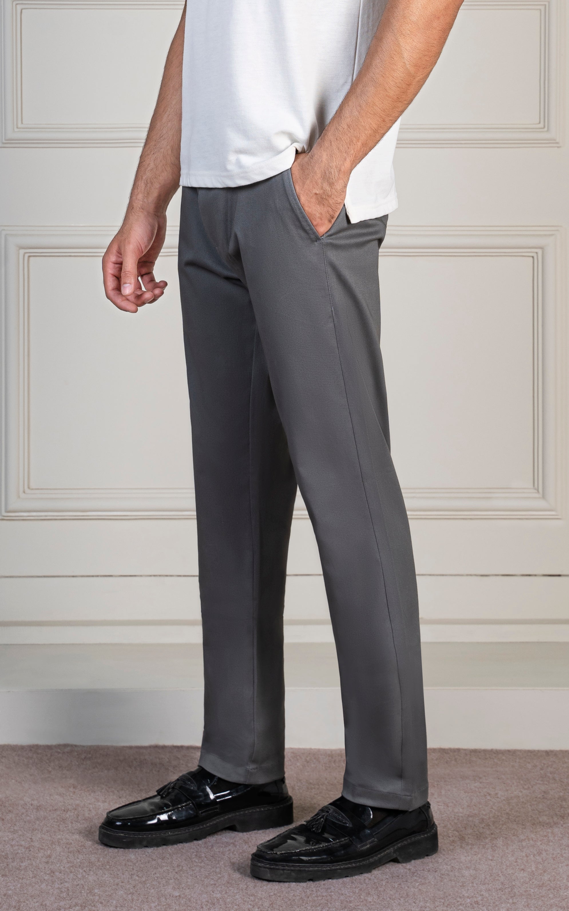 TWILL SMART FIT PANT GREY