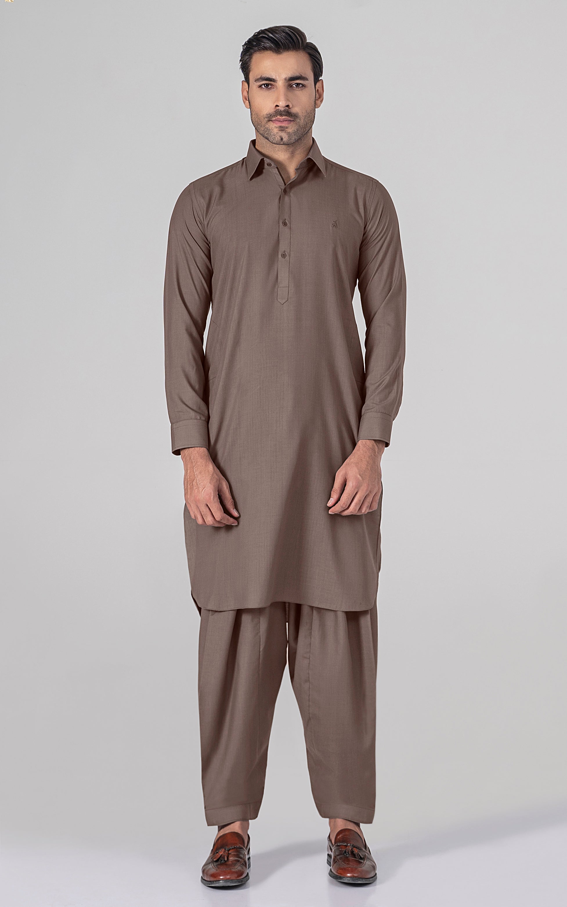 SHALWAR KAMEEZ SALT BROWN