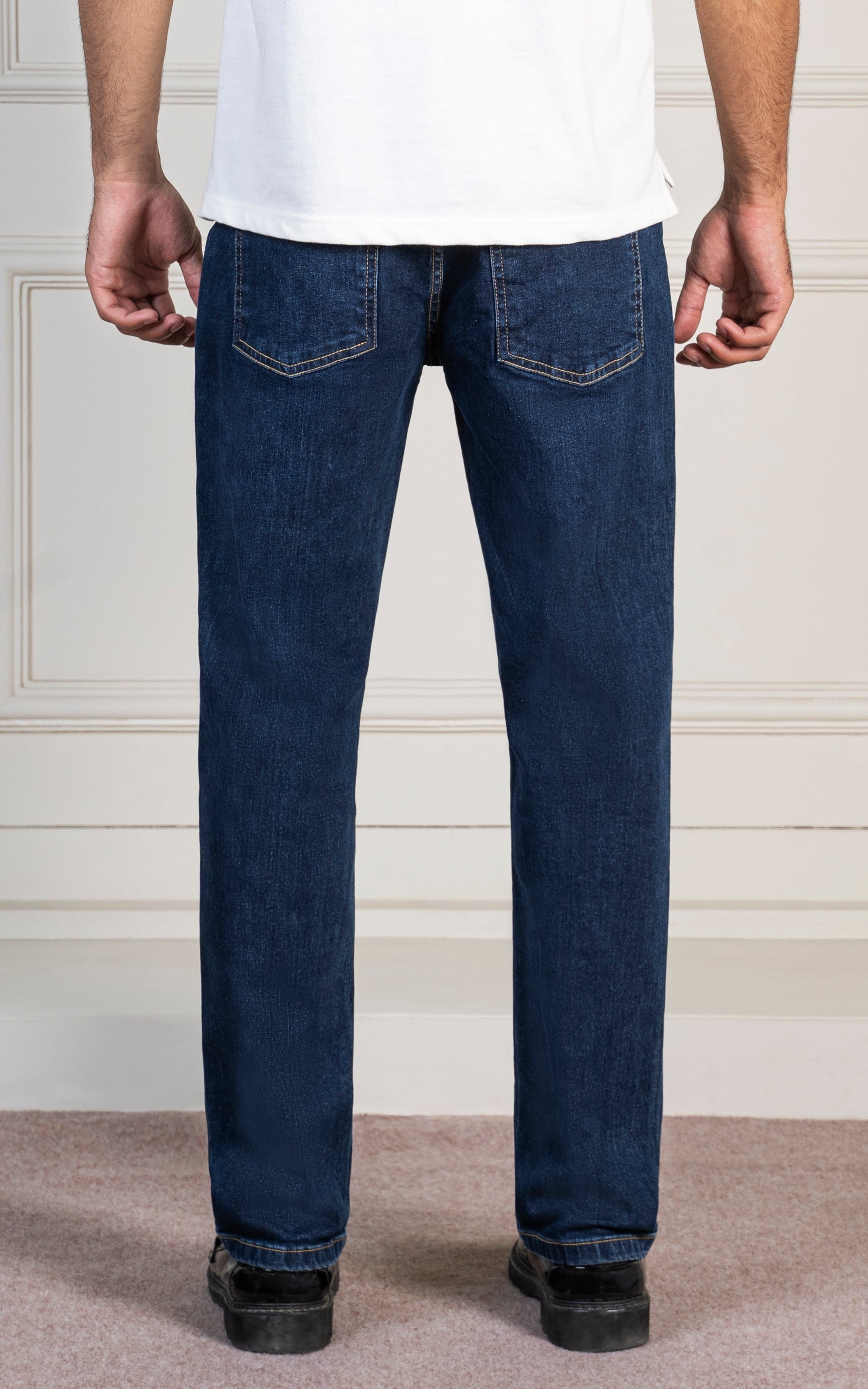REGULAR STRAIGHT FIT JEAN DARK BLUE