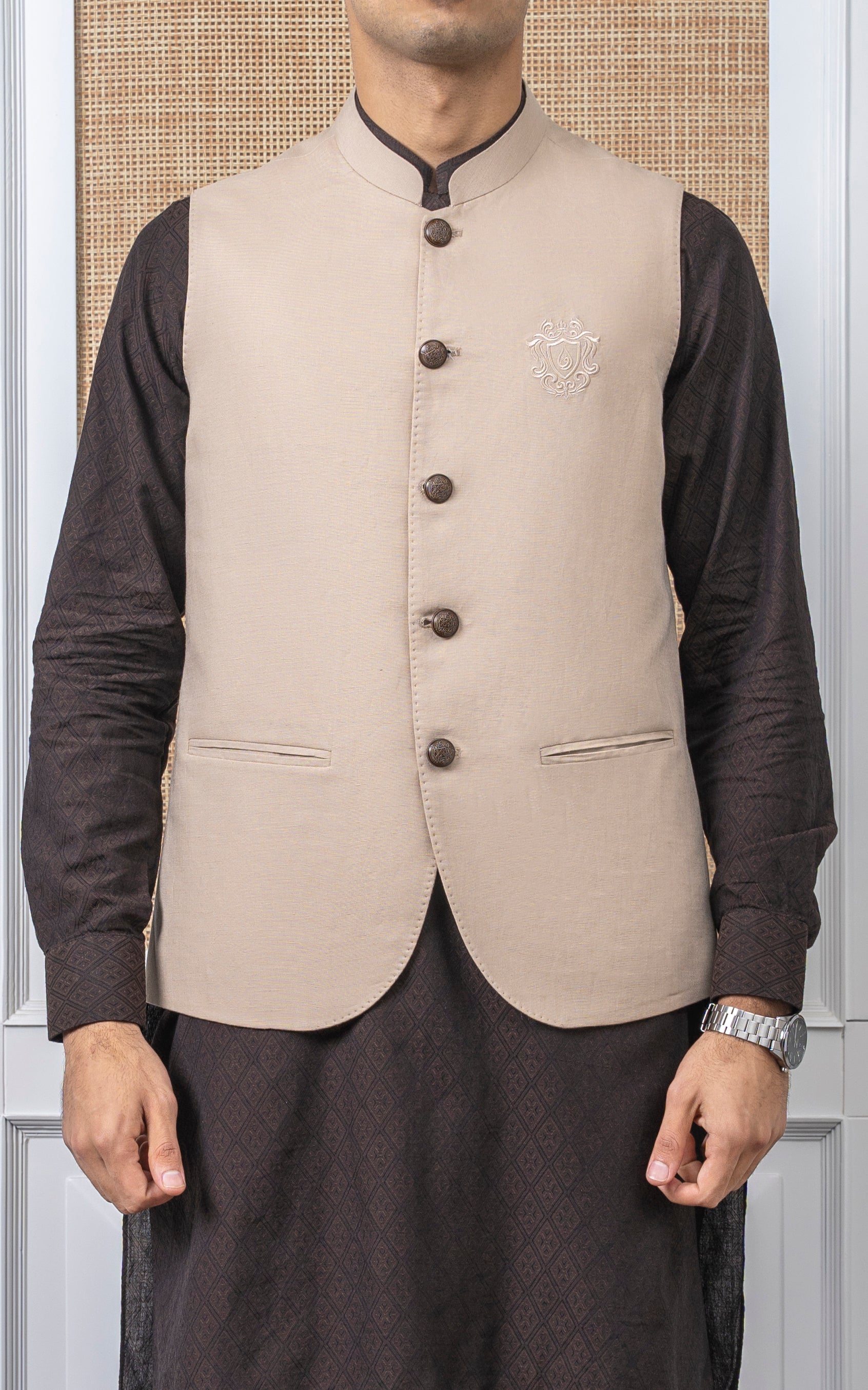 COTTON LINEN W/C -  SIGNATURE COLLECTION  LIGHT BEIGE