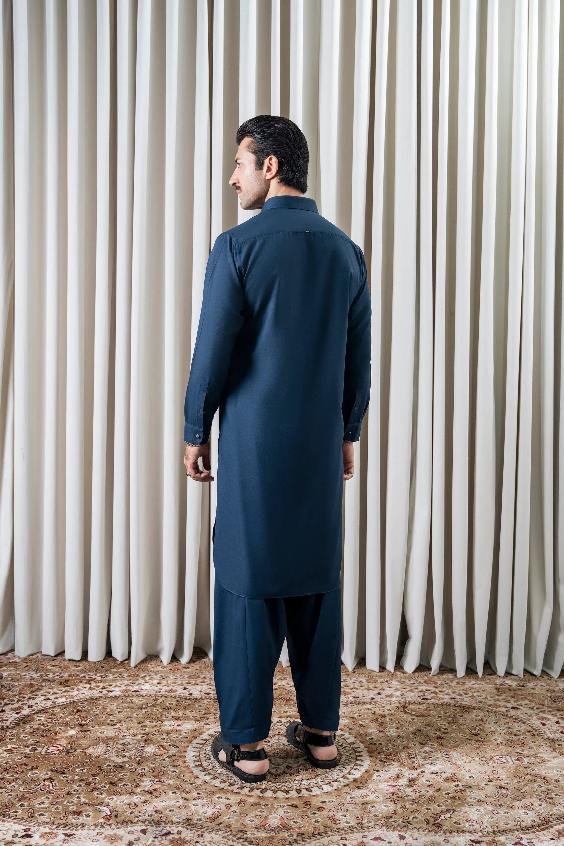 BLENDED KAMEEZ SHALWAR - SIGNATURE COLLECTION TEAL