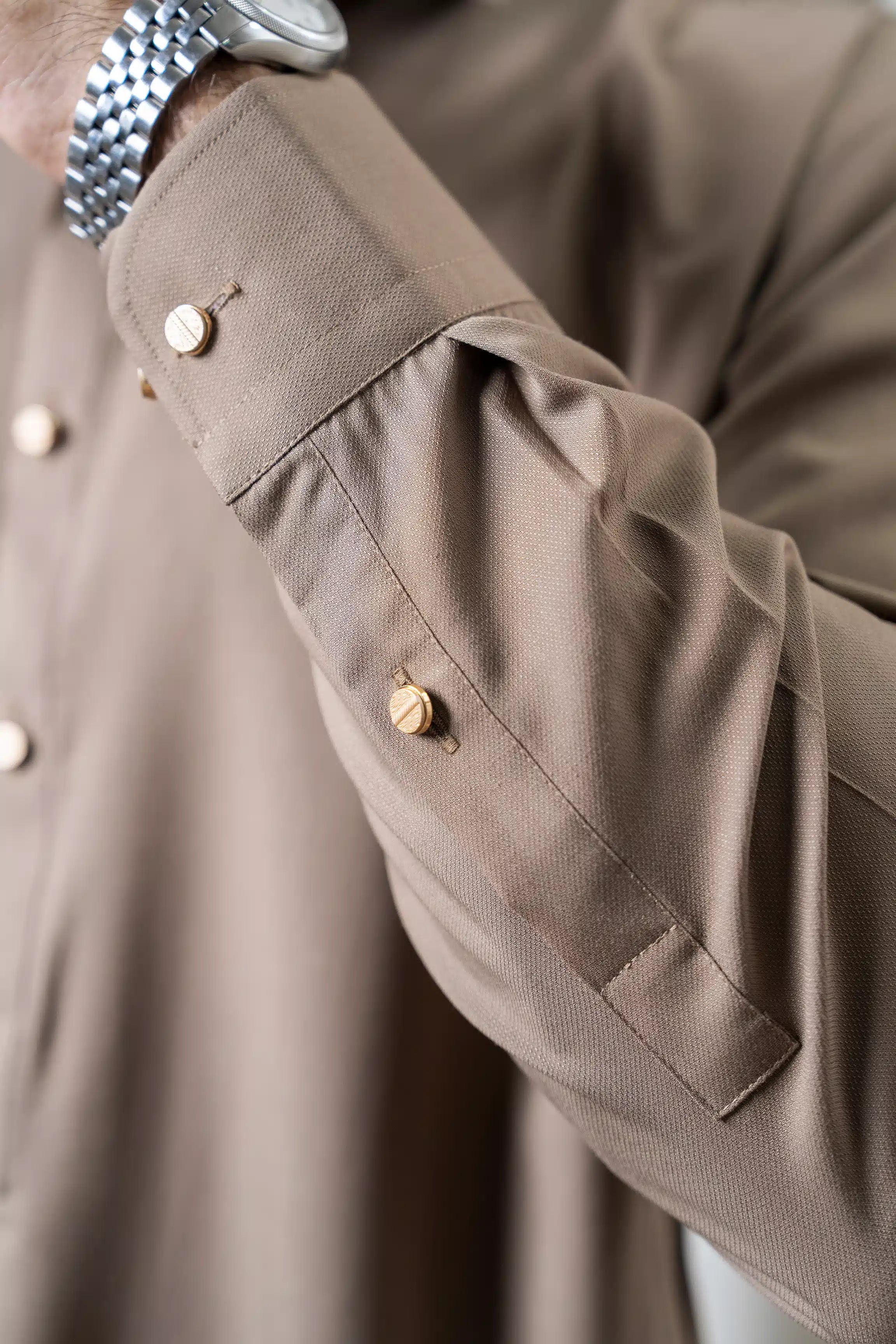 BLENDED KAMEEZ SHALWAR - SIGNATURE COLLECTION KHAKI