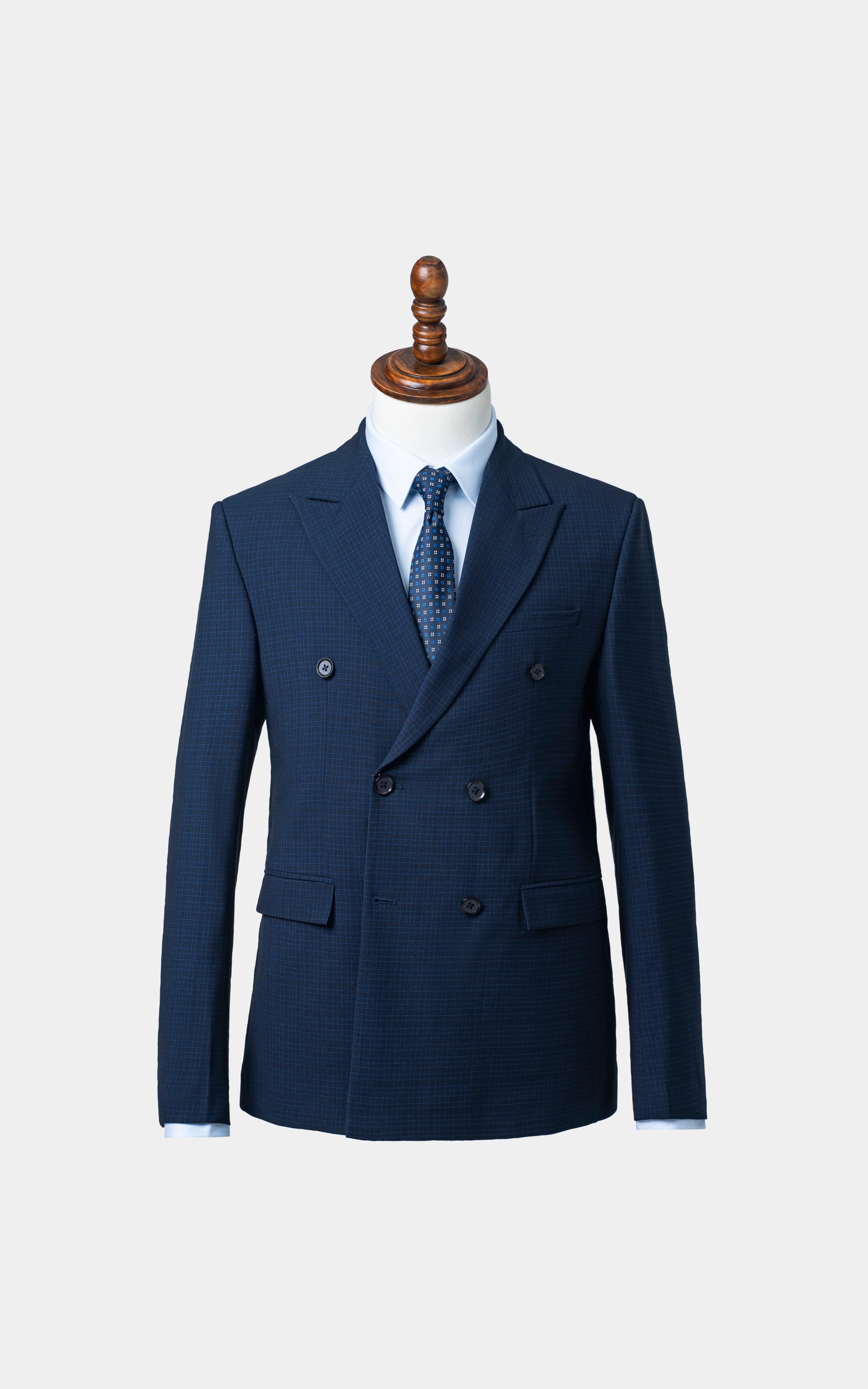 Two-Piece Double Breasted Suit Navy
