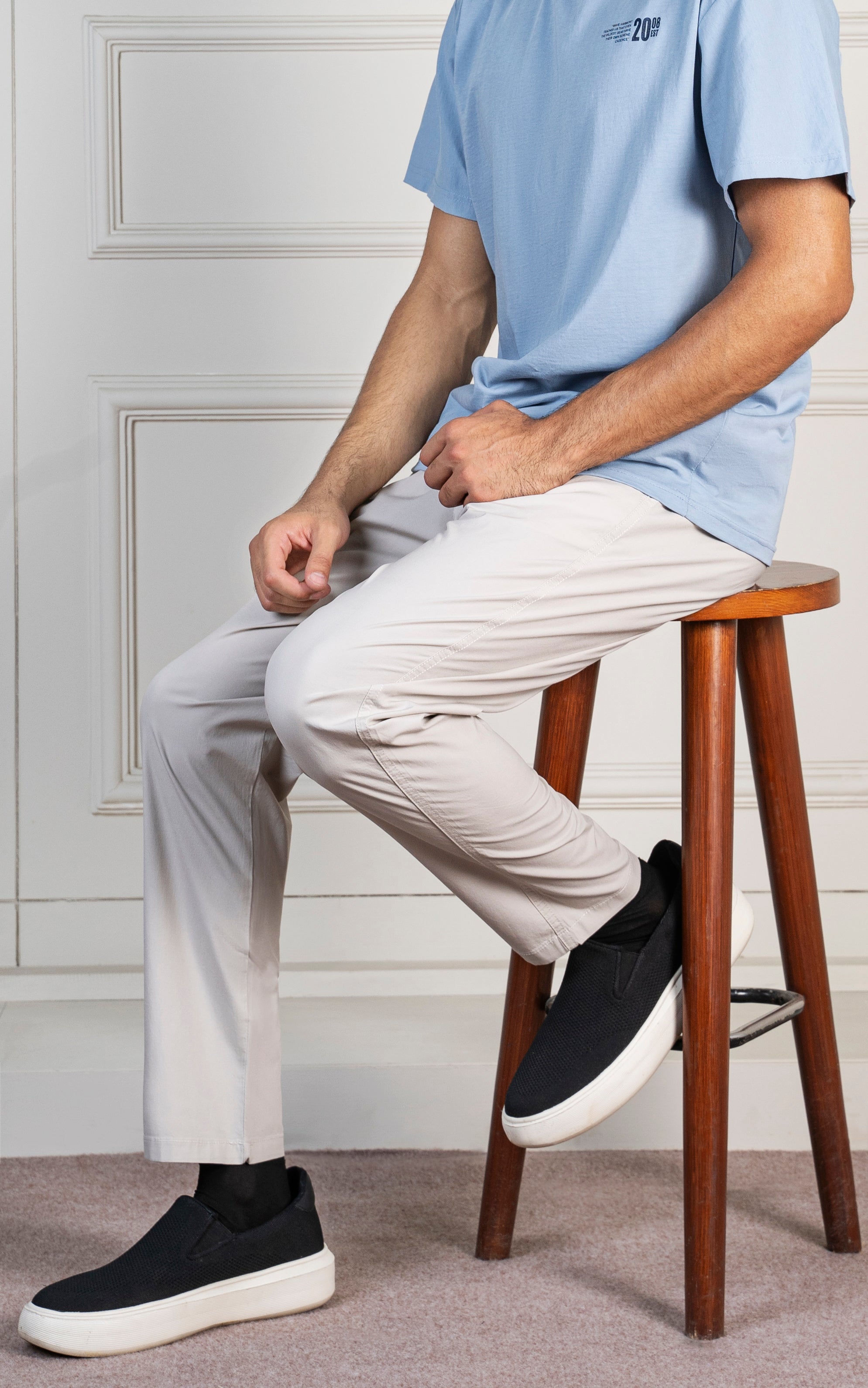 SMART FIT JOGGER TROUSER BEIGE