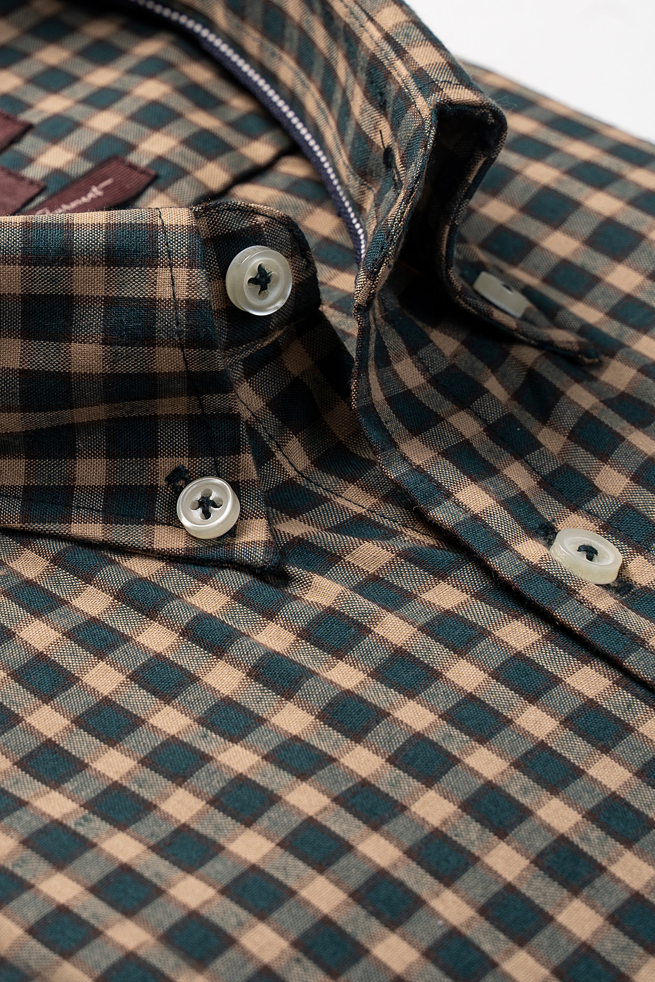 SEMI FORMAL SHIRT HALF SLEEVE GREEN CHECK