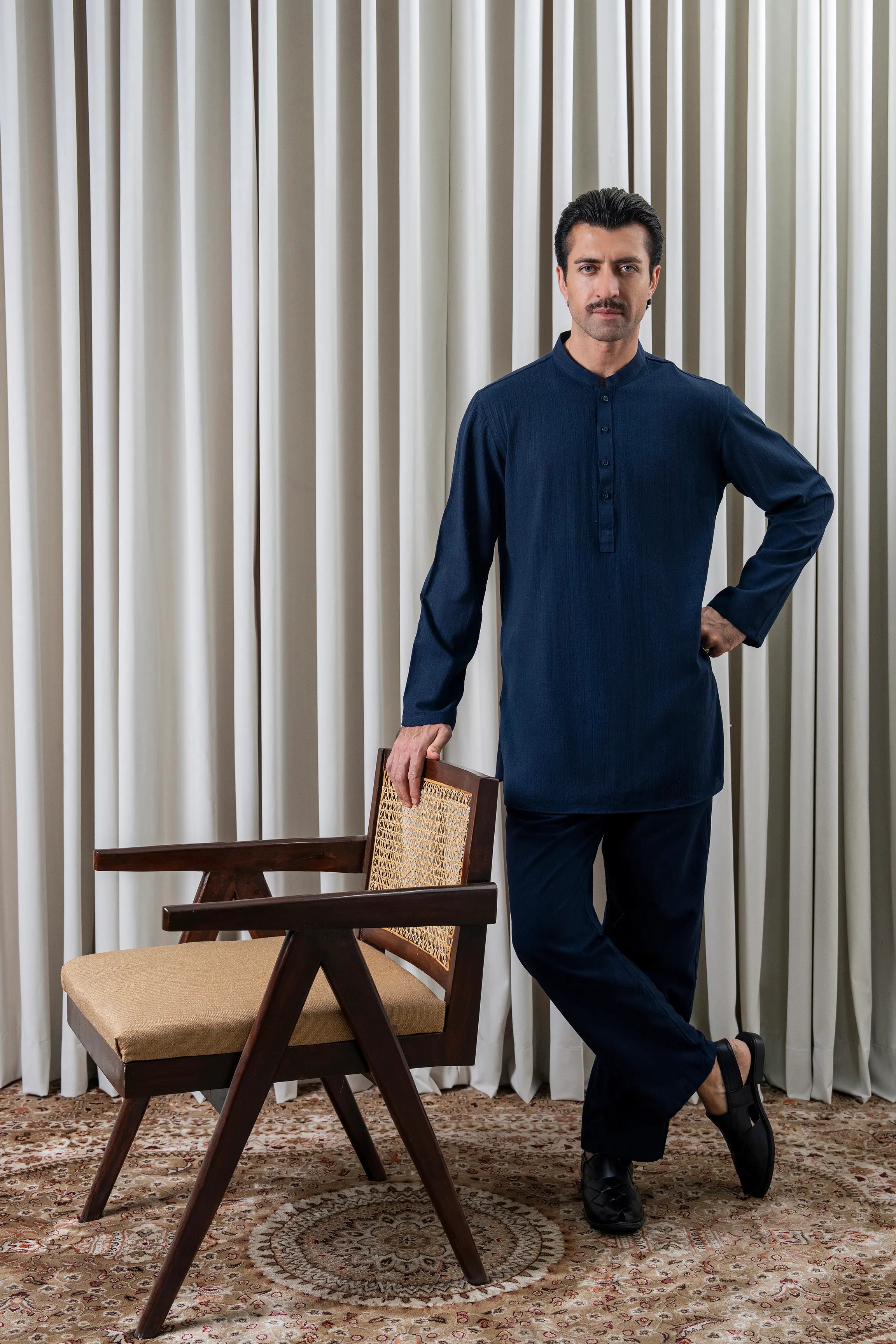 KURTA PAJAMA NAVY