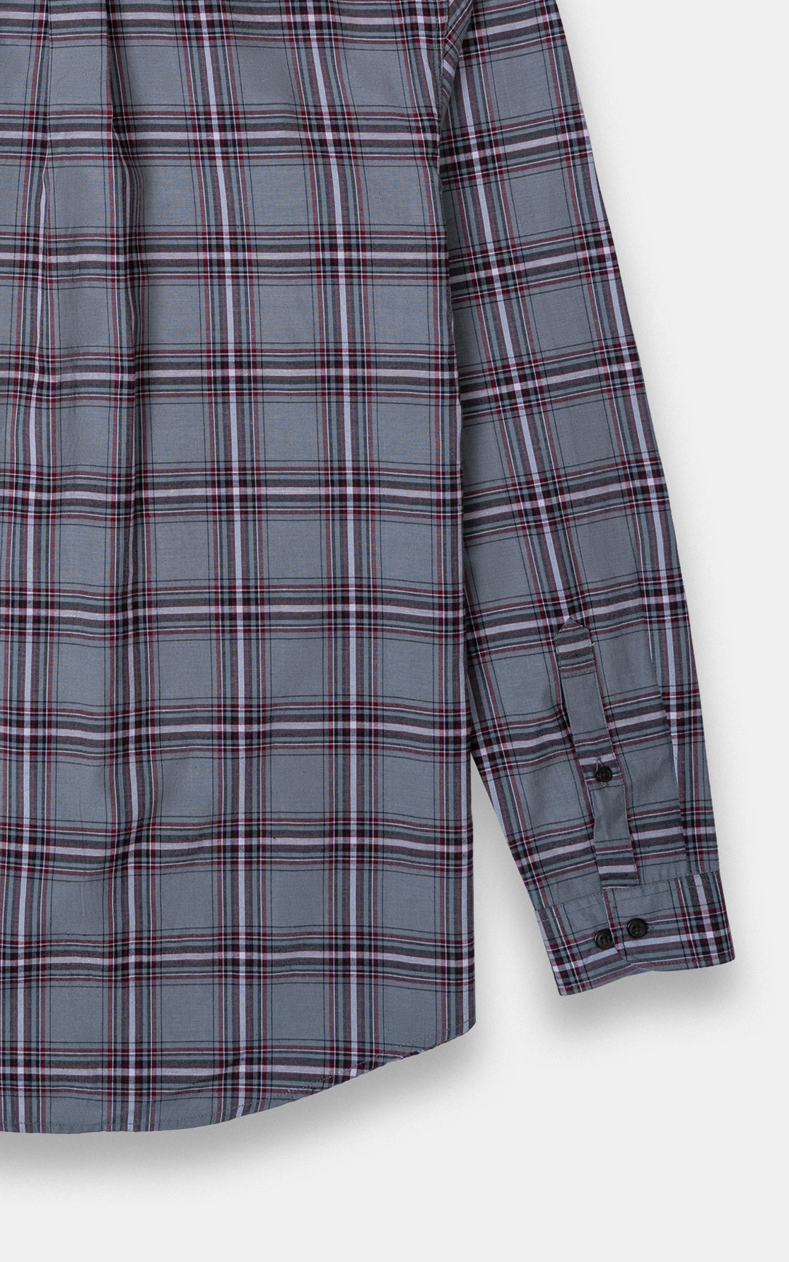 CASUAL SHIRT GREY CHECK