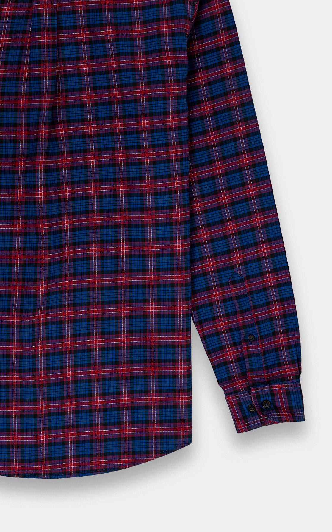 CASUAL SHIRT NAVY MAROON CHECK