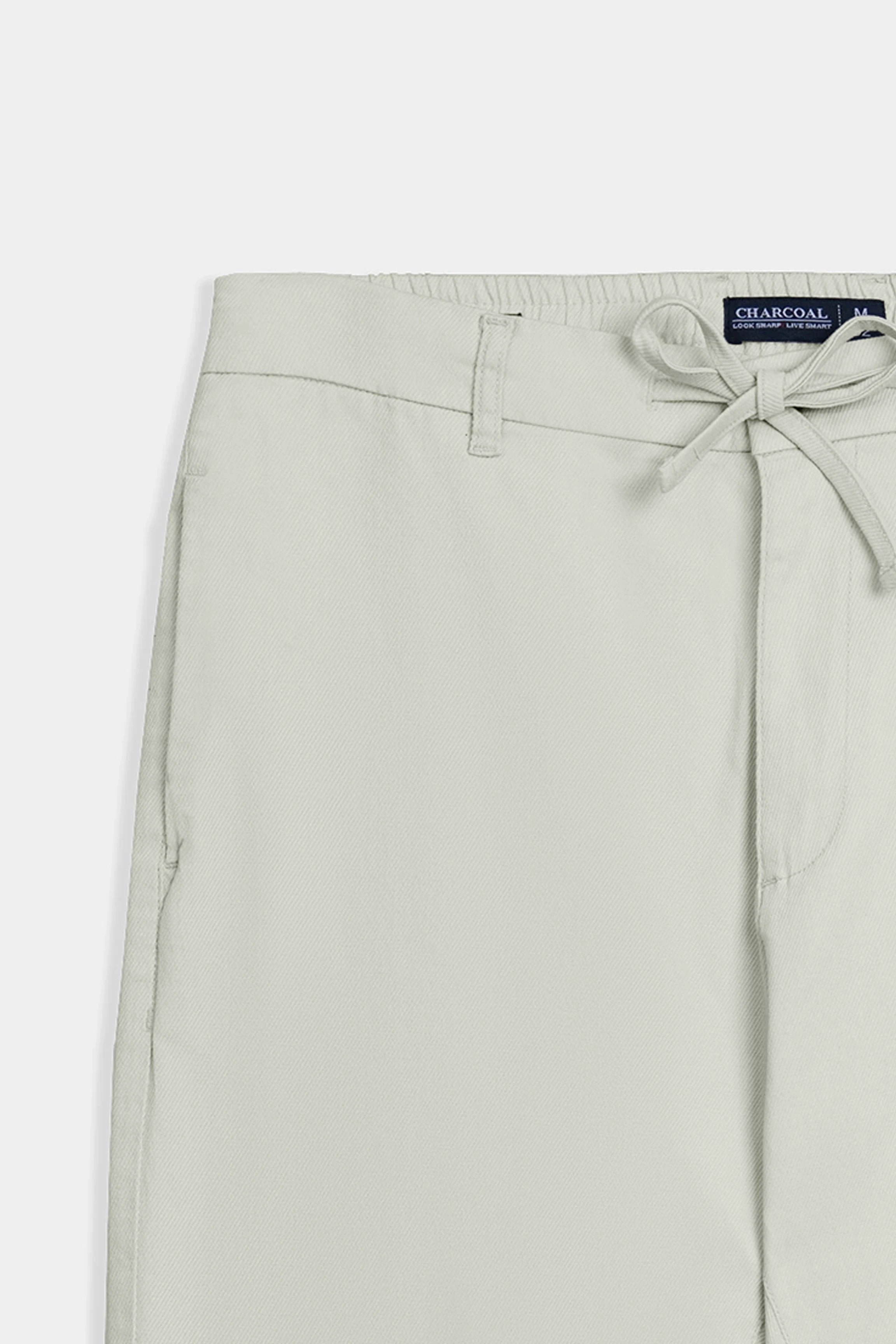 STRAIGHT FIT CASUAL TROUSER STONE