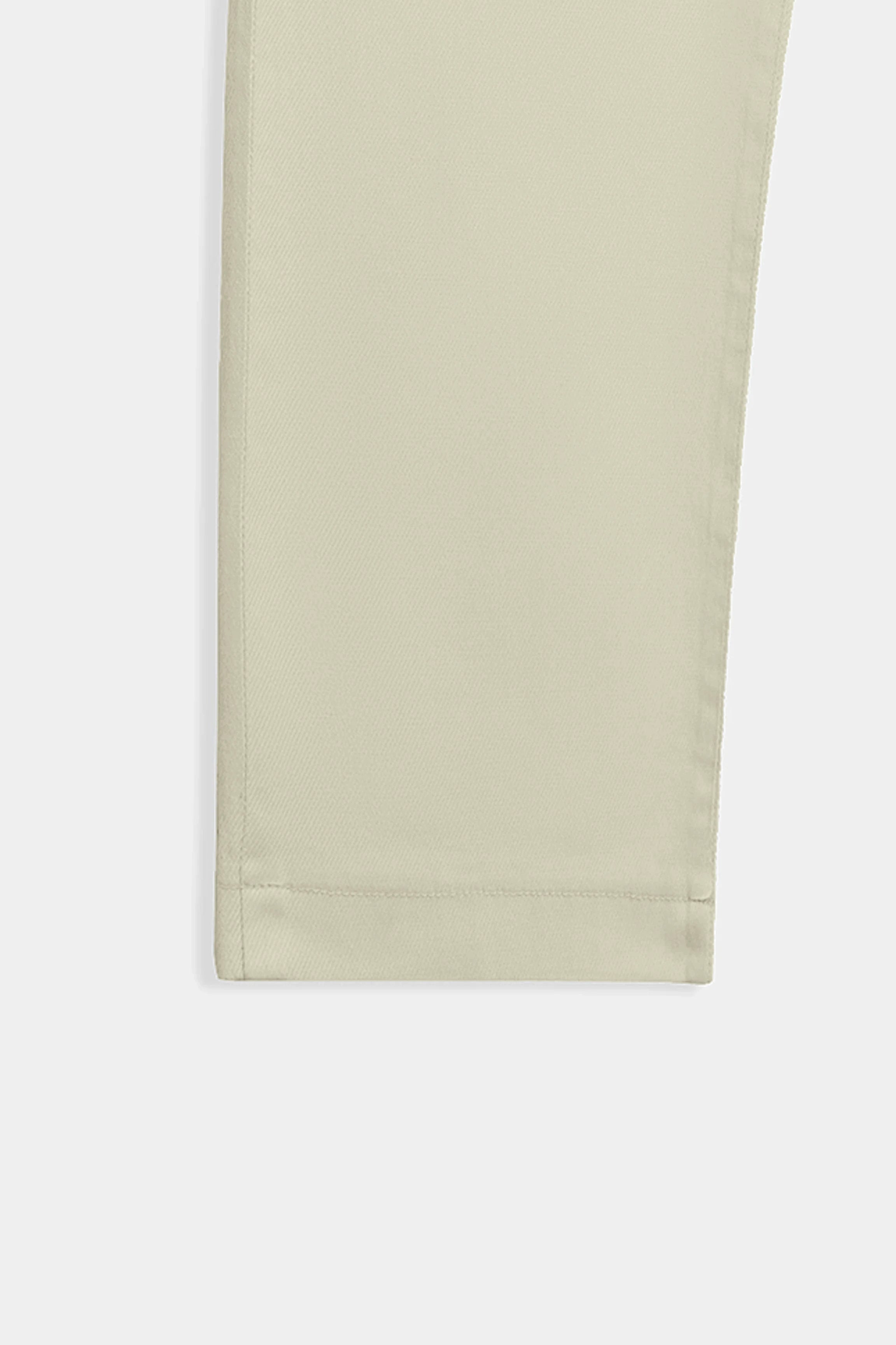 STRAIGHT FIT CASUAL TROUSER LIGHT KHAKI