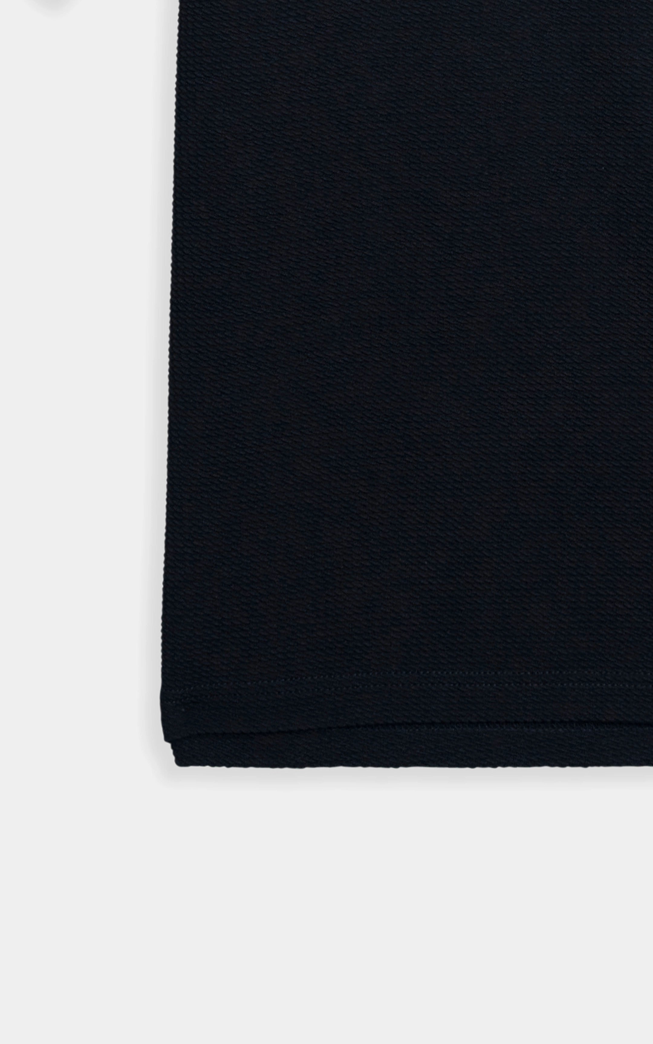 OVERSIZE POLO SHIRT BLACK