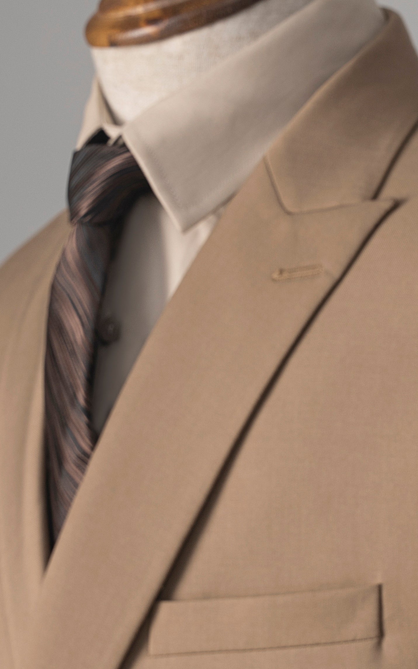 2 PIECE SUIT KHAKI