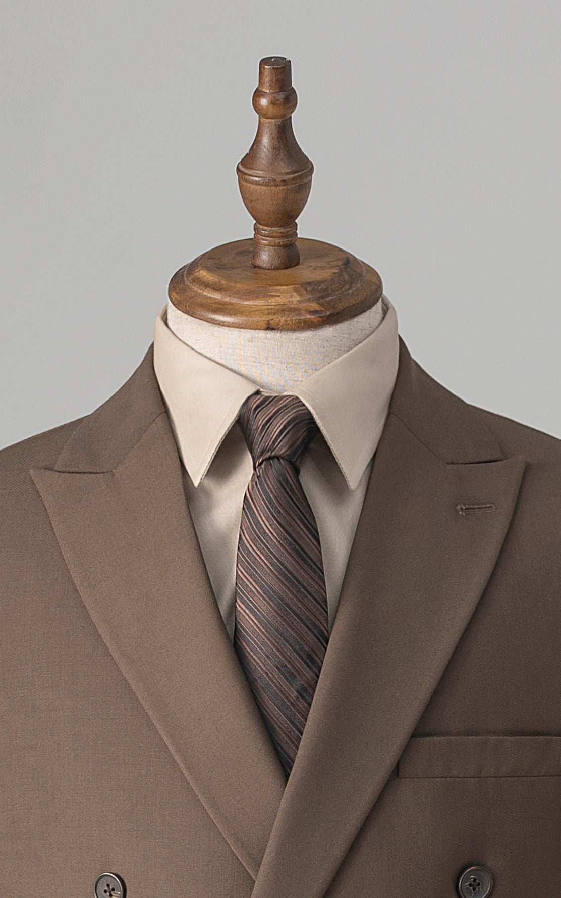 2 PIECE SUIT BROWN