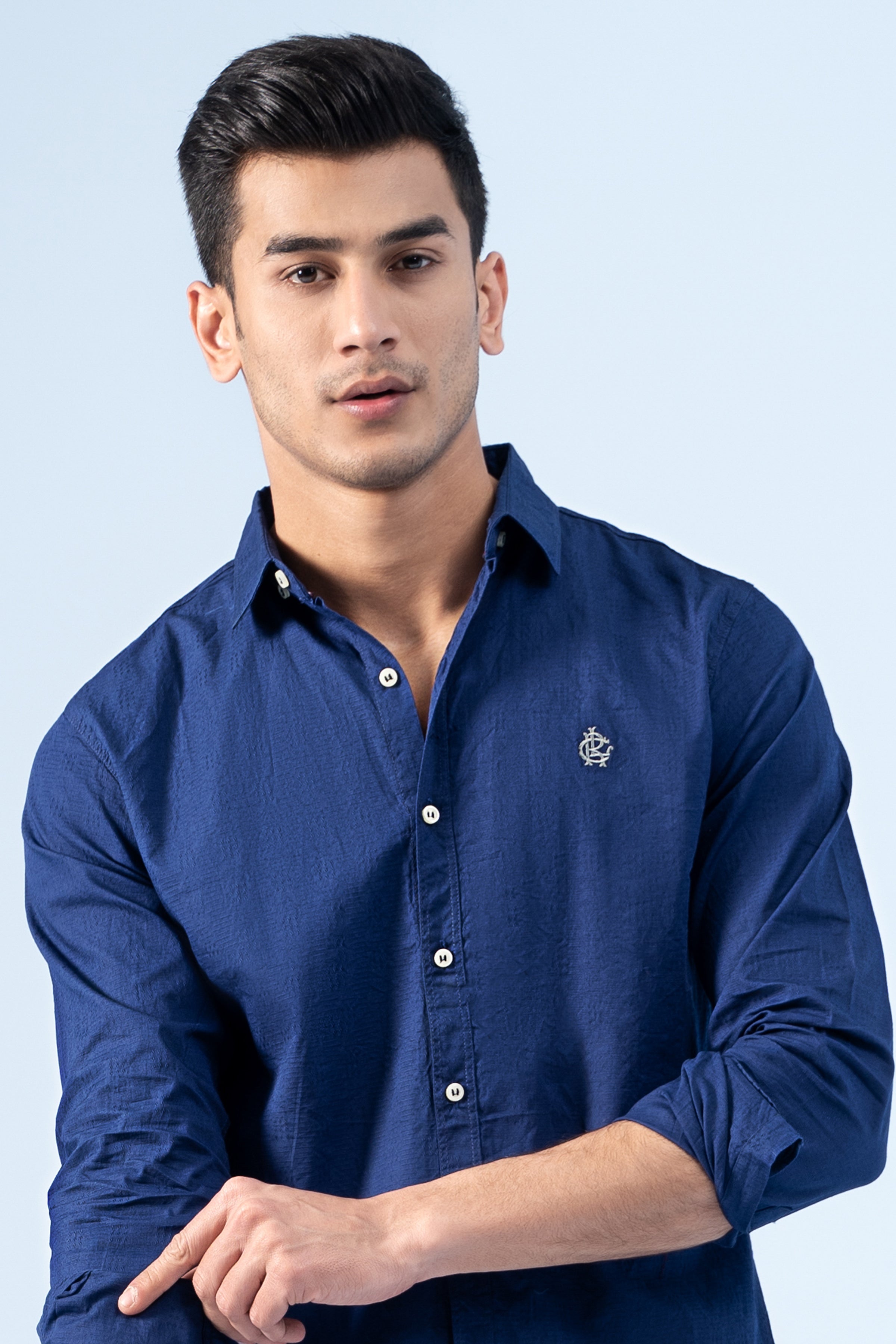 CASUAL SHIRT BLUE - Charcoal Clothing