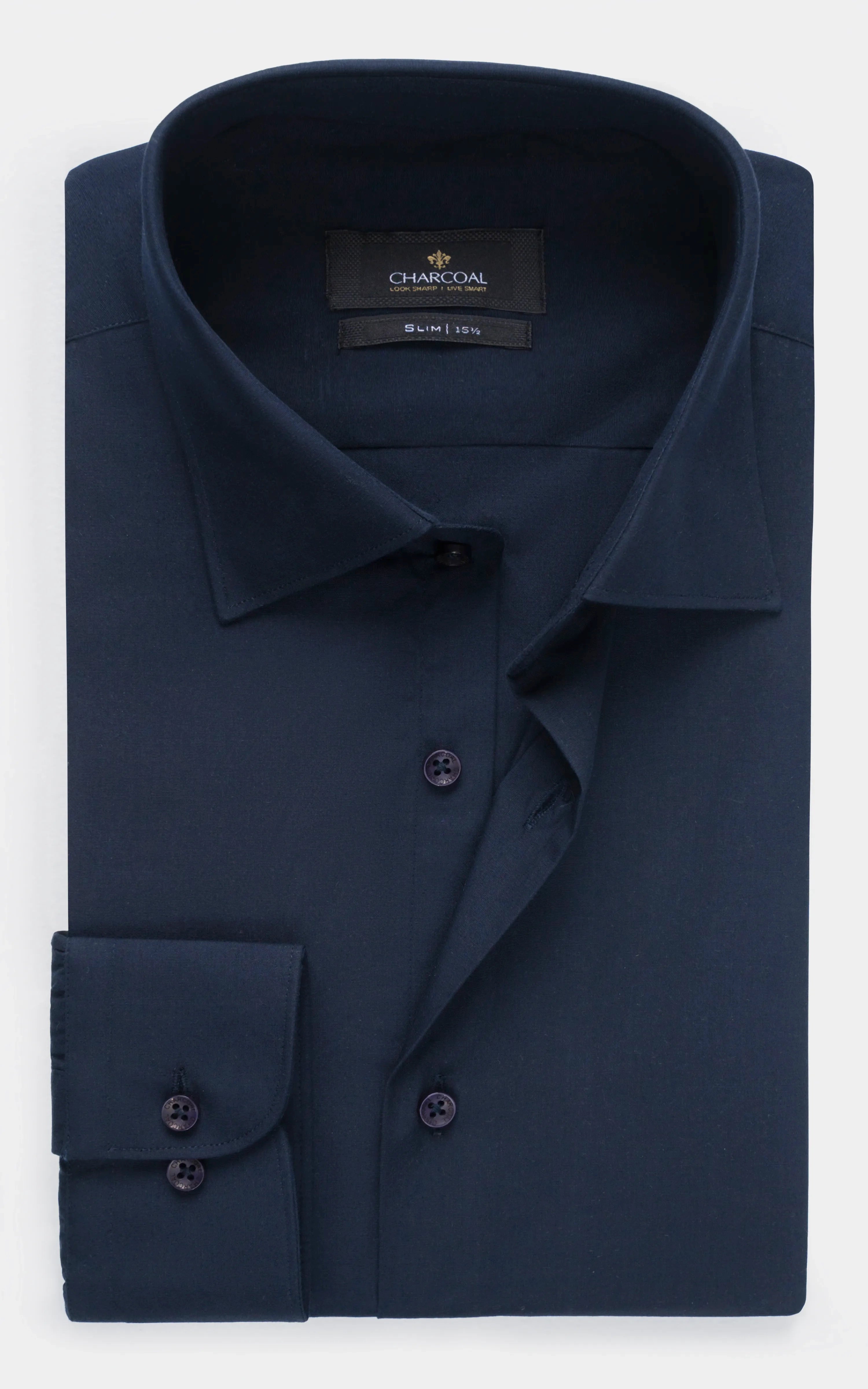 DRESS SHIRT DARK NAVY