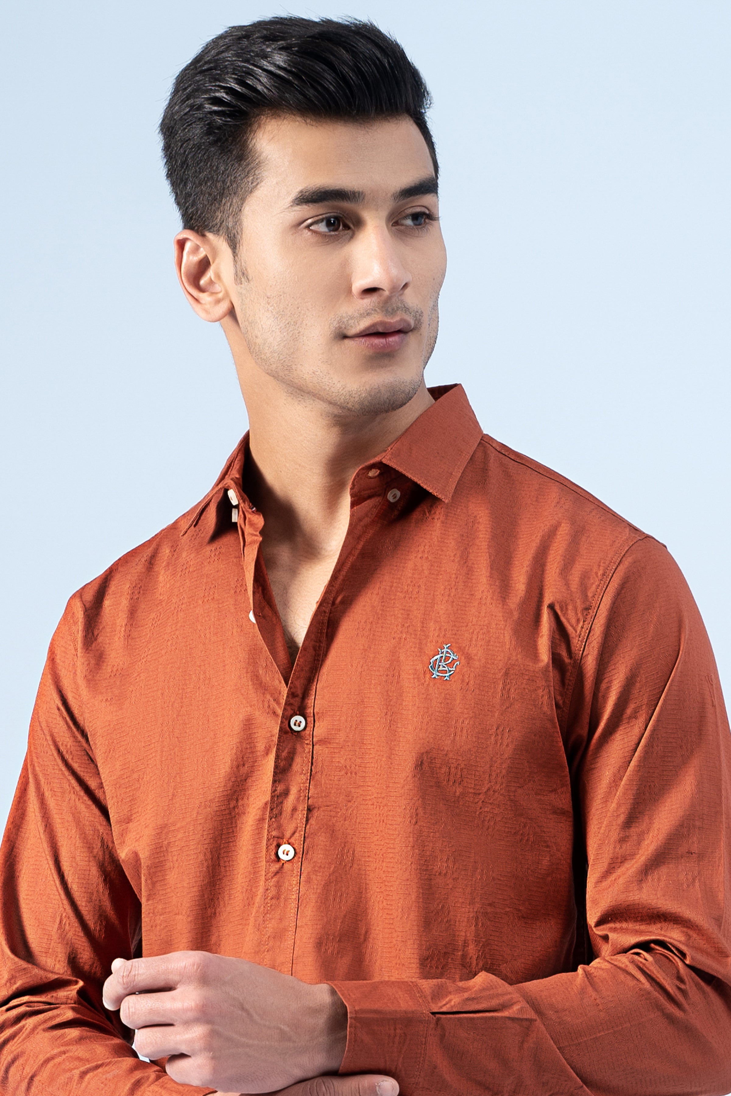 CASUAL SHIRT RUST - Charcoal Clothing