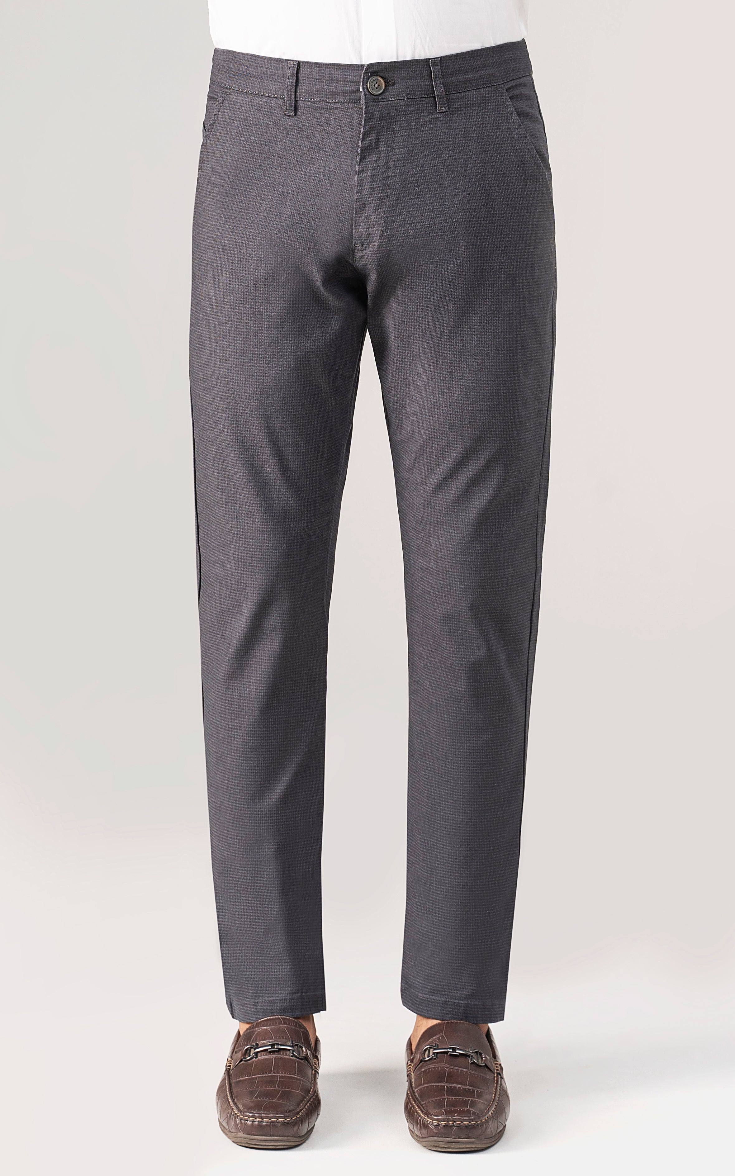 CASUAL PANT CROSS POCKET CHARCOAL GREY